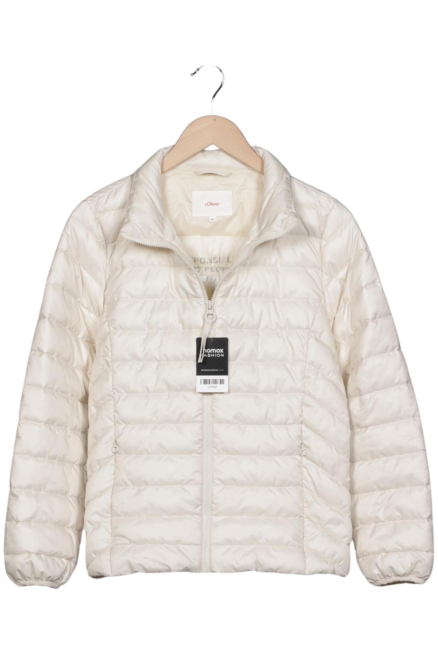 

s.Oliver Damen Jacke, cremeweiß, Gr. 38