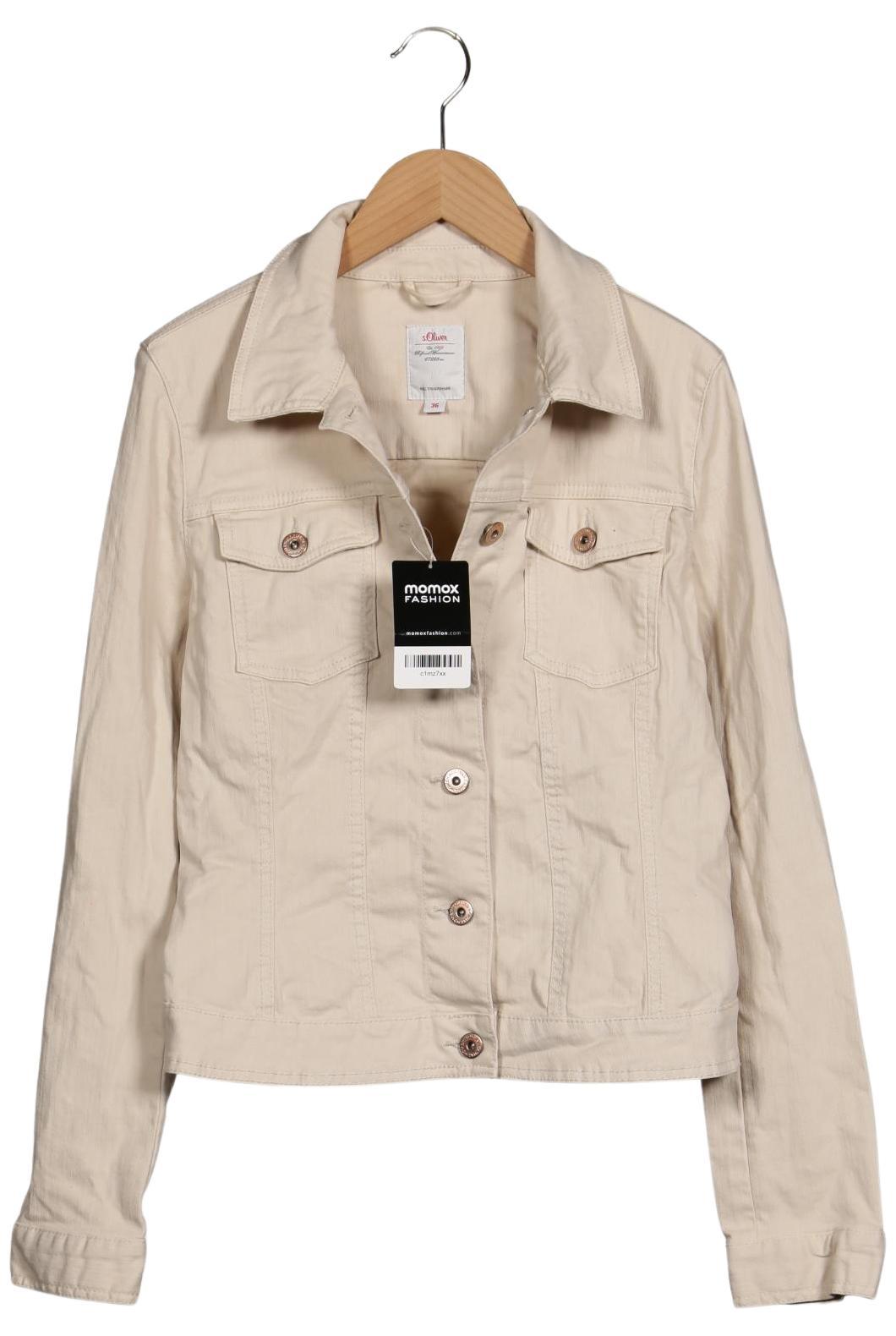 

s.Oliver Damen Jacke, beige, Gr. 36