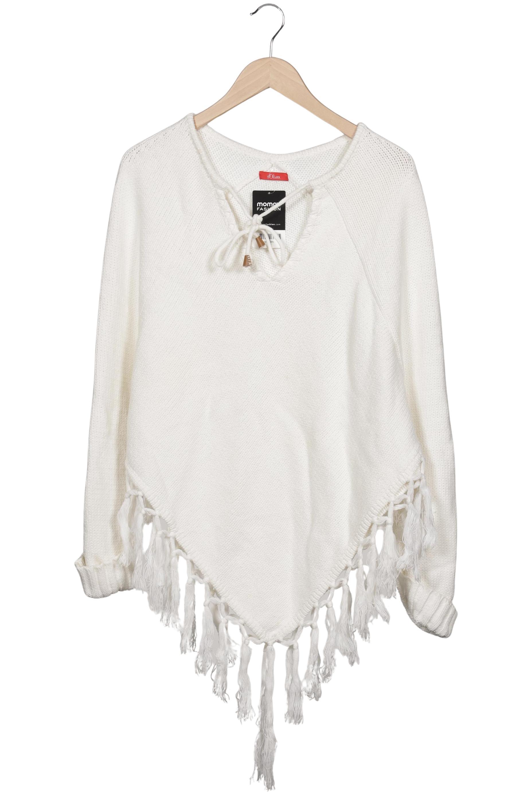 

s.Oliver Damen Pullover, weiß, Gr. 42