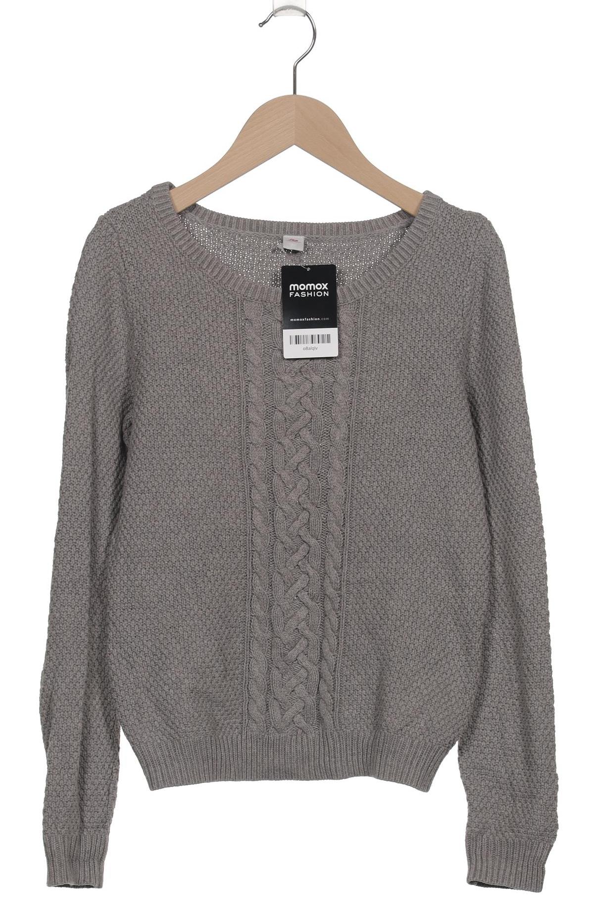

s.Oliver Damen Pullover, grau, Gr. 34