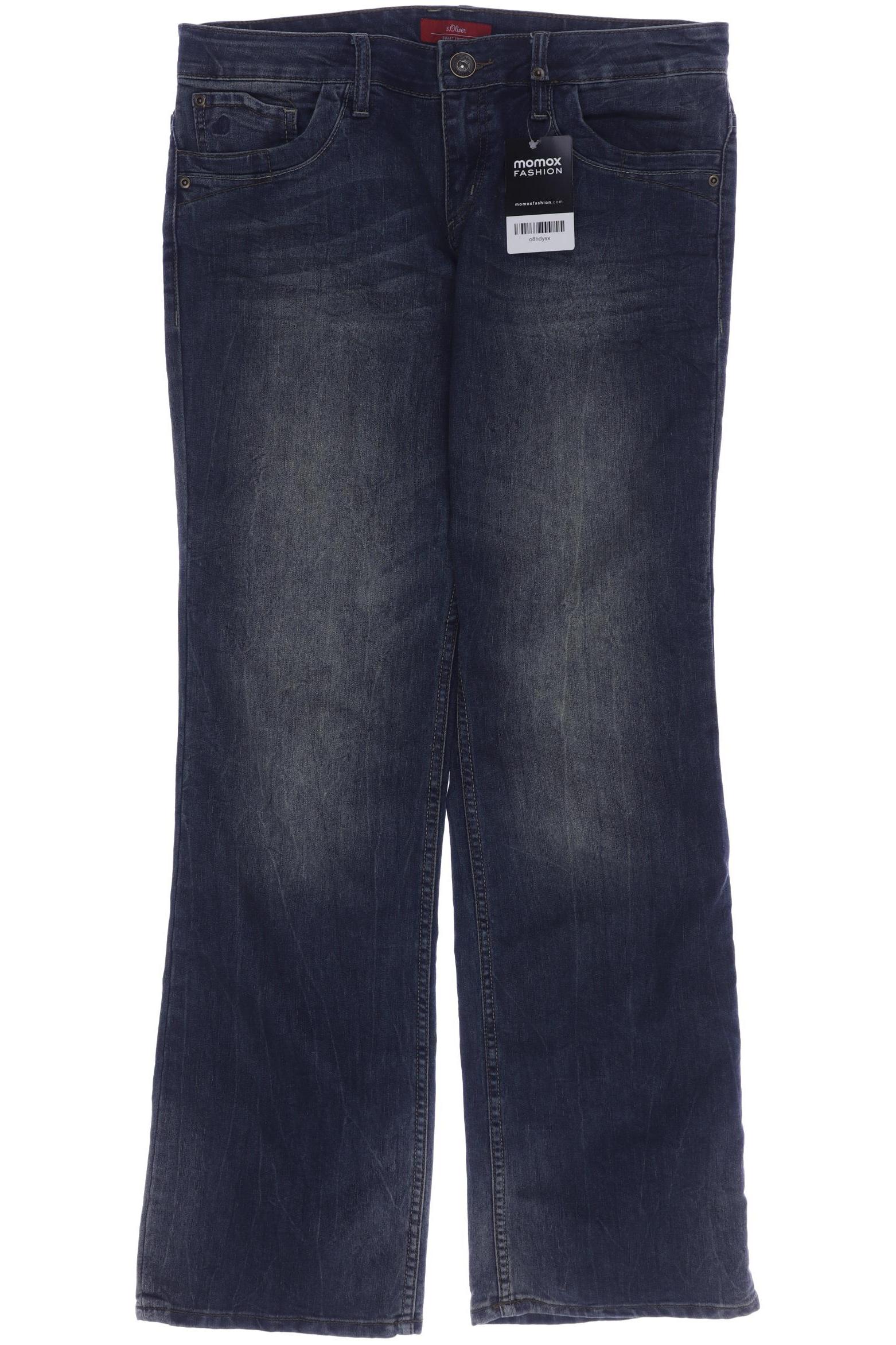 

s.Oliver Damen Jeans, marineblau
