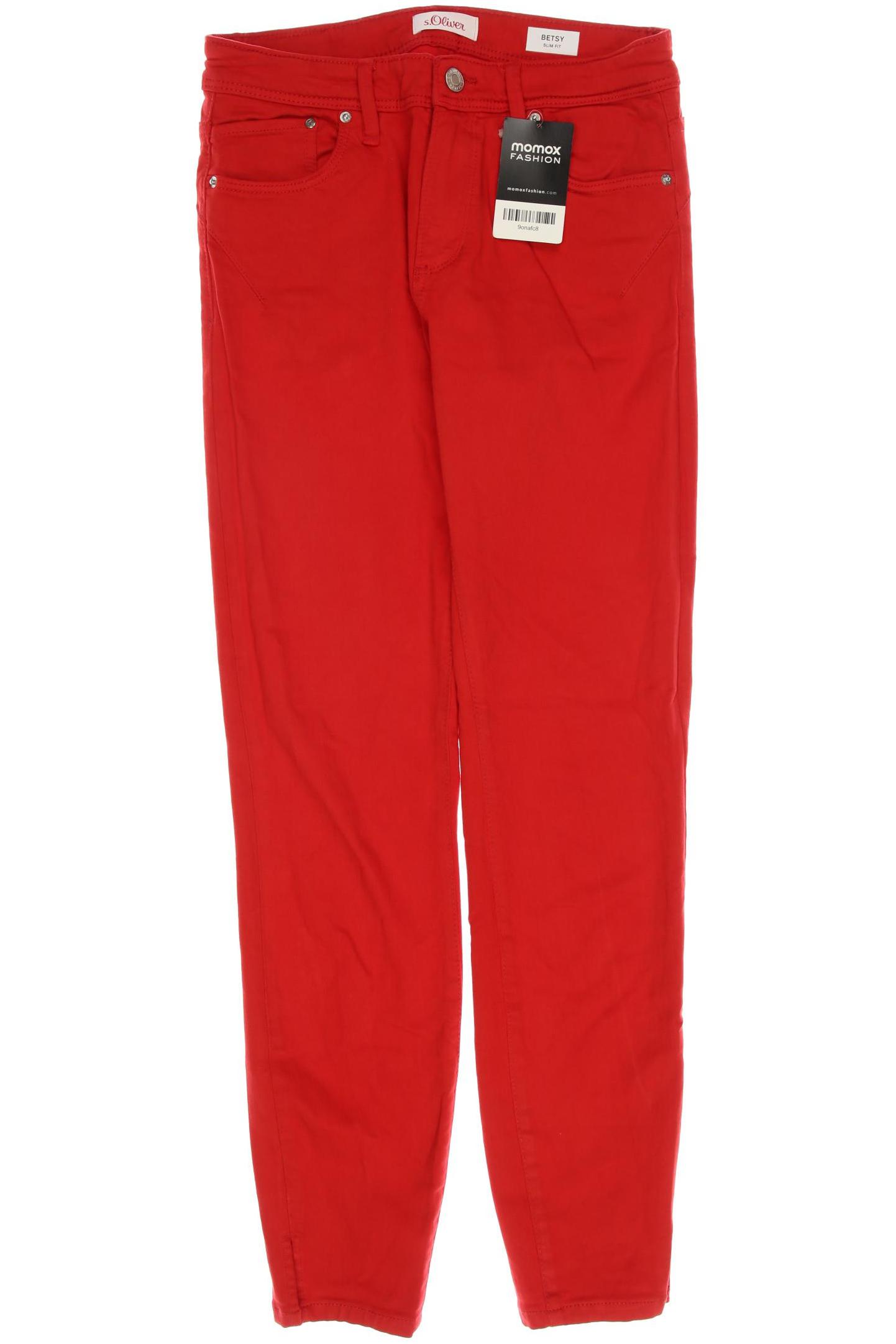

s.Oliver Damen Jeans, rot, Gr. 34
