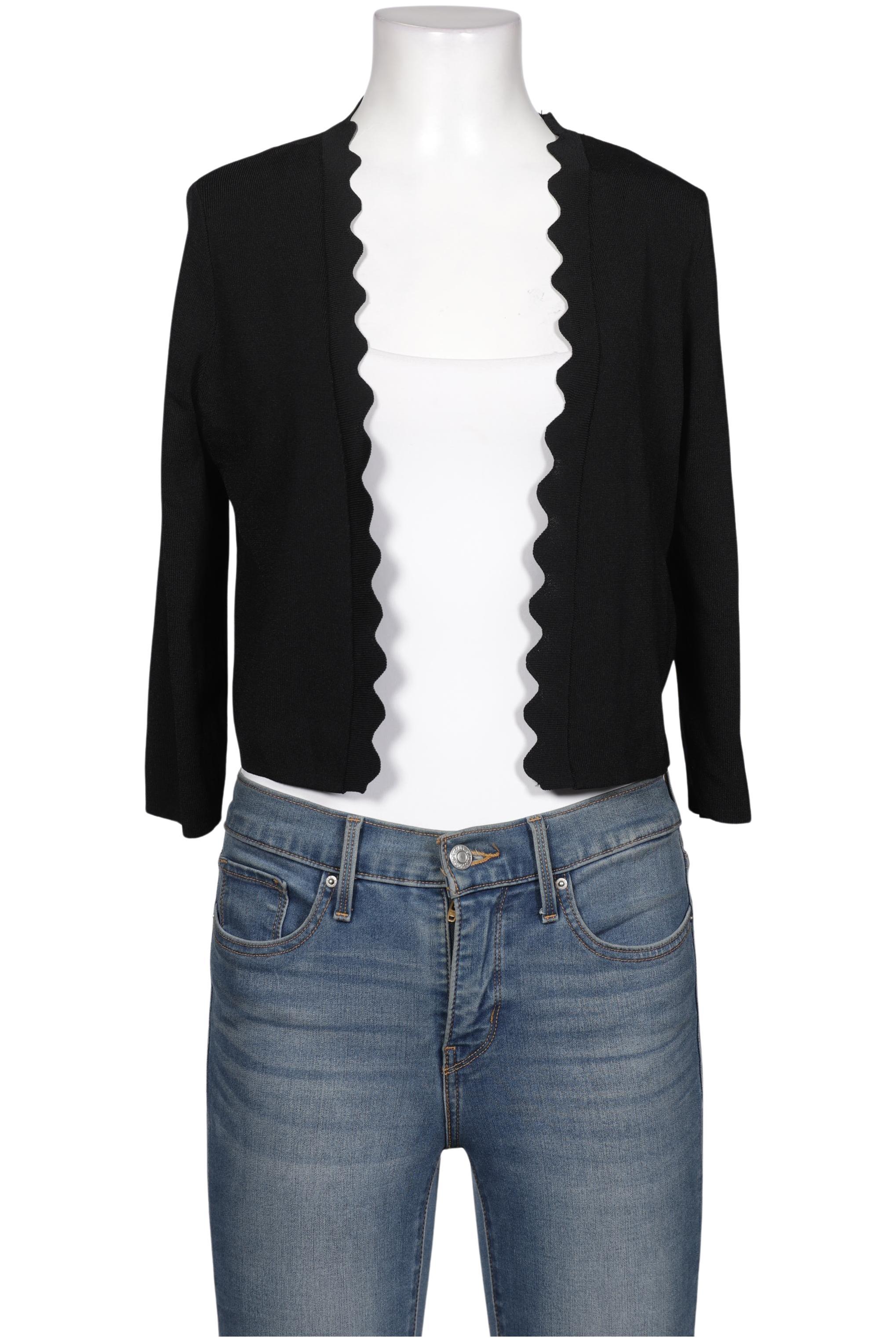 

s.Oliver Damen Strickjacke, schwarz, Gr. 38