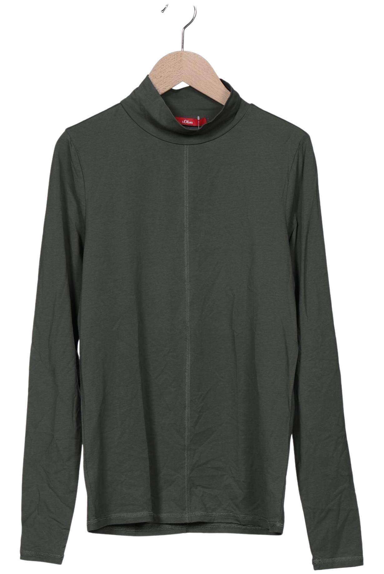 

s.Oliver Damen Langarmshirt, grün, Gr. 34