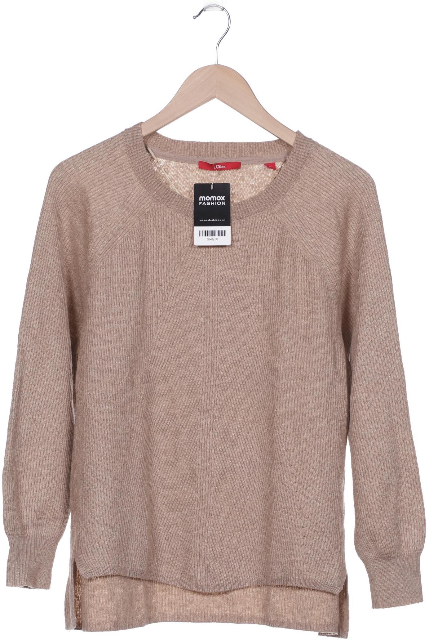 

s.Oliver Damen Pullover, beige, Gr. 38