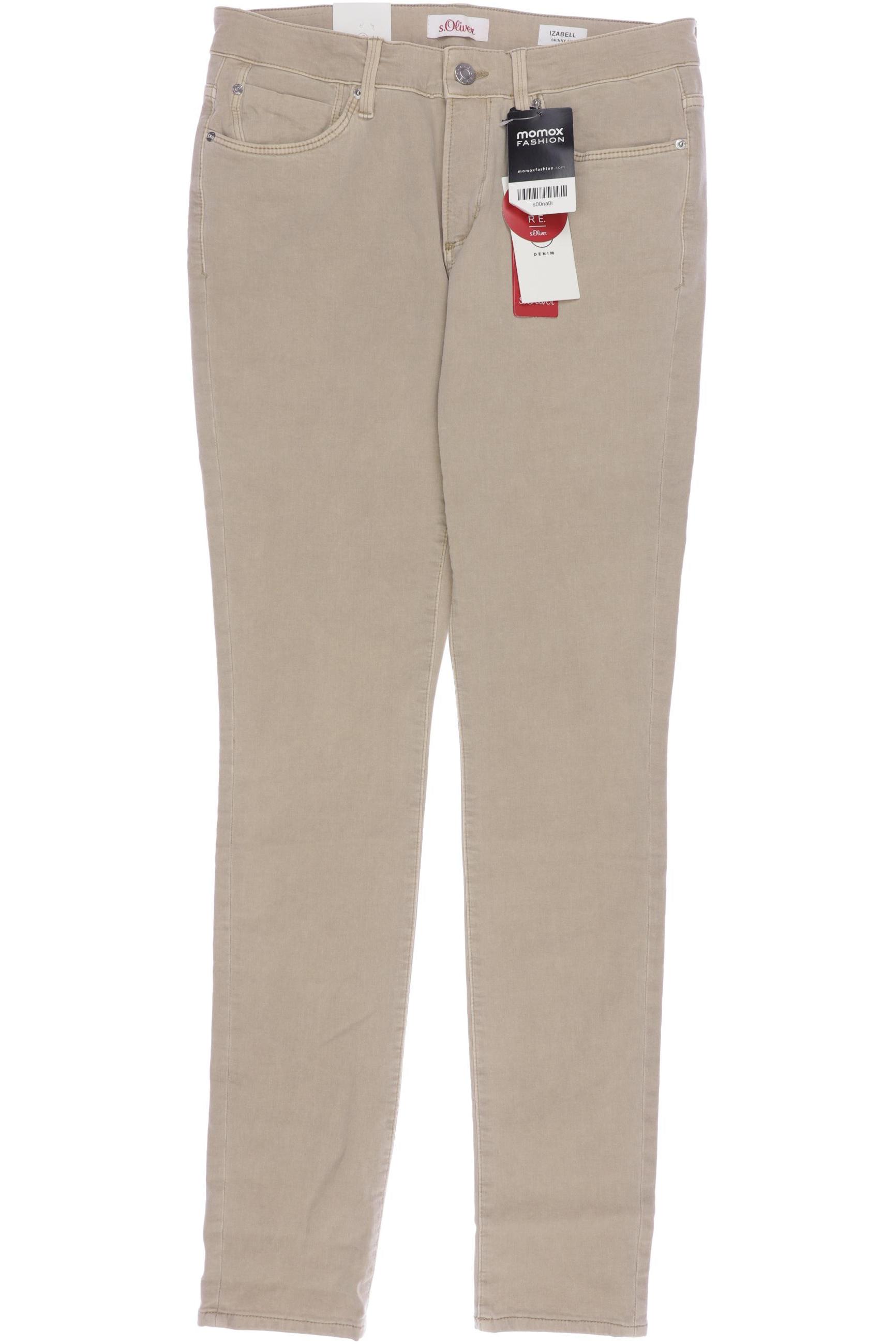 

s.Oliver Damen Jeans, beige, Gr. 38