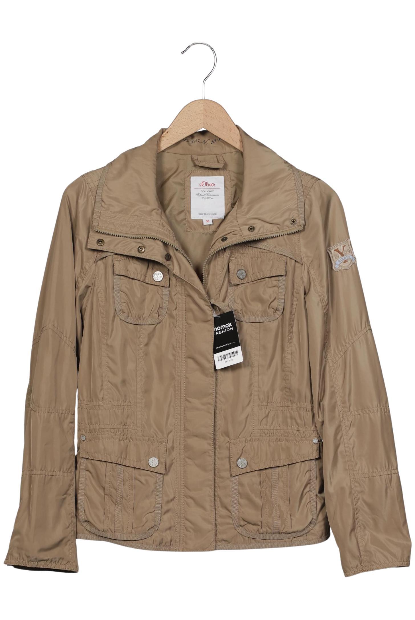 

s.Oliver Damen Jacke, beige, Gr. 38