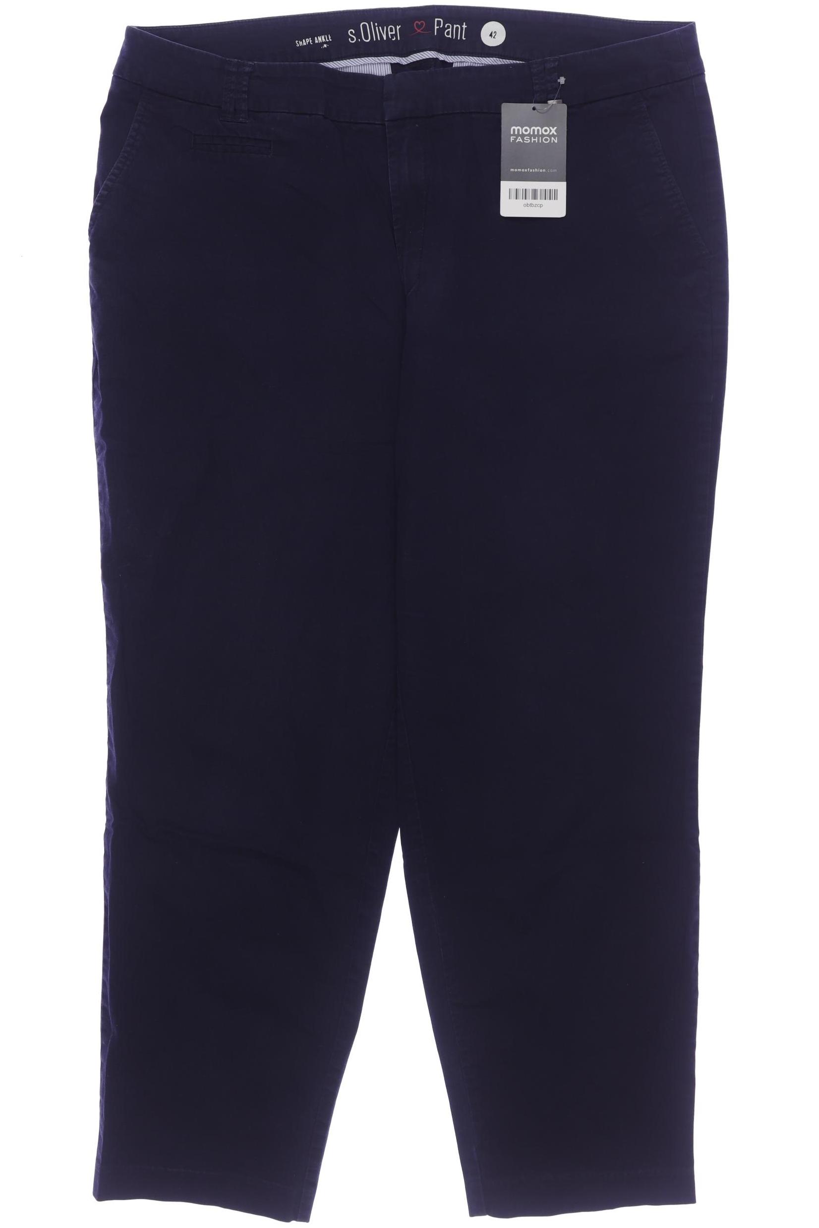 

s.Oliver Damen Stoffhose, marineblau, Gr. 42