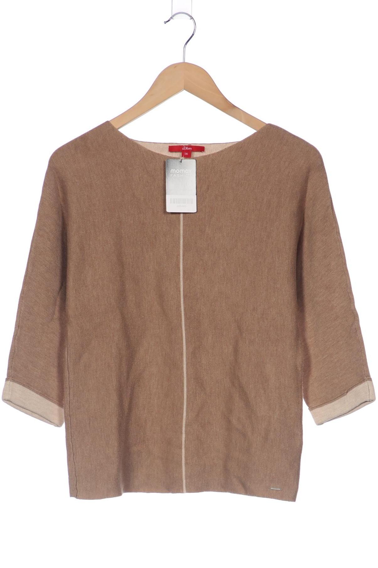 

s.Oliver Damen Pullover, braun, Gr. 36