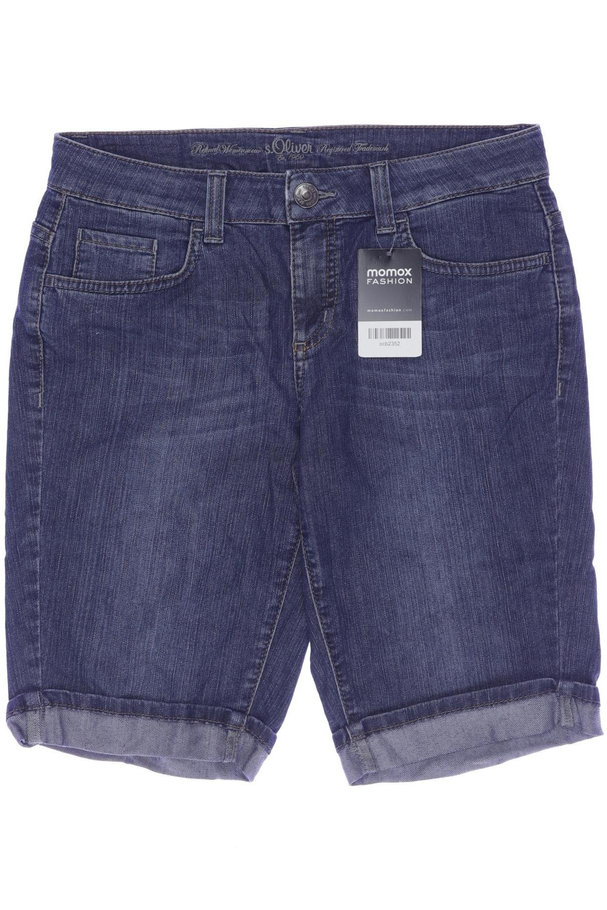 

s.Oliver Damen Shorts, blau, Gr. 38