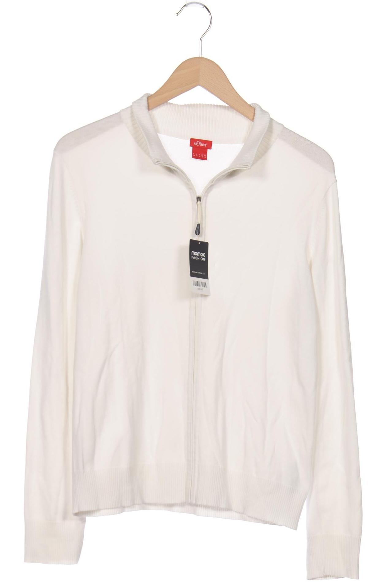 

s.Oliver Damen Strickjacke, weiß
