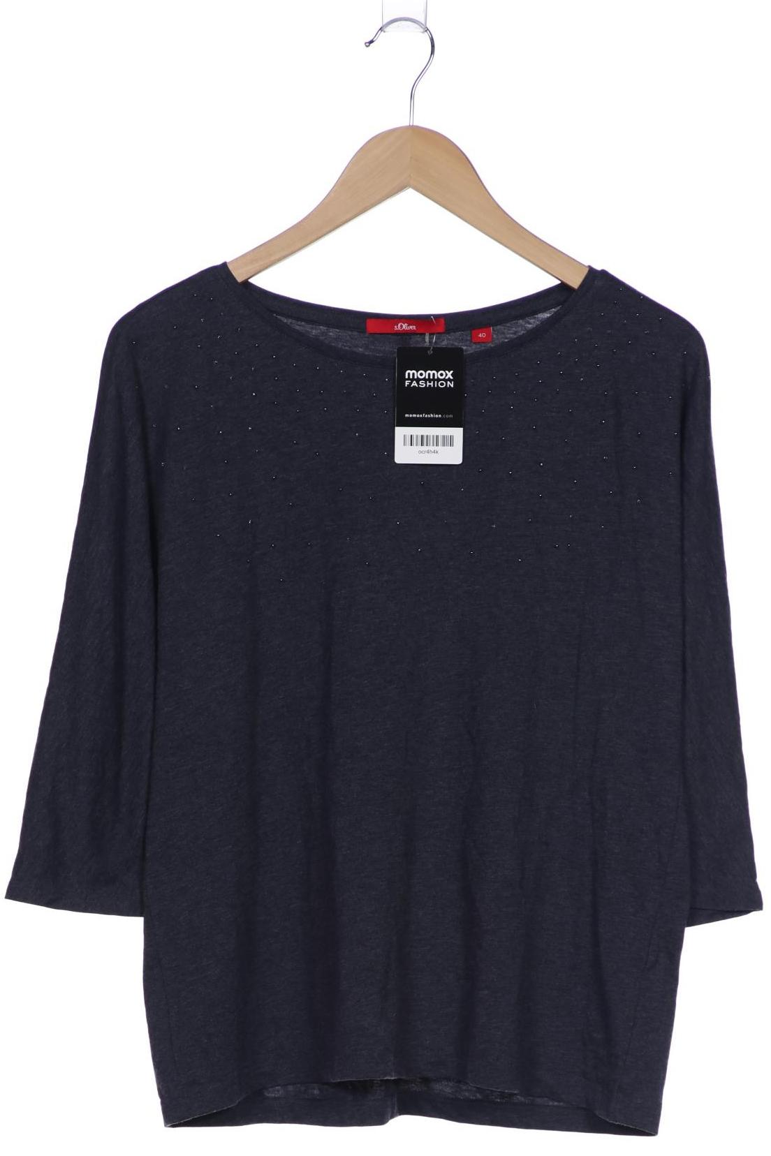 

s.Oliver Damen Langarmshirt, grau, Gr. 40