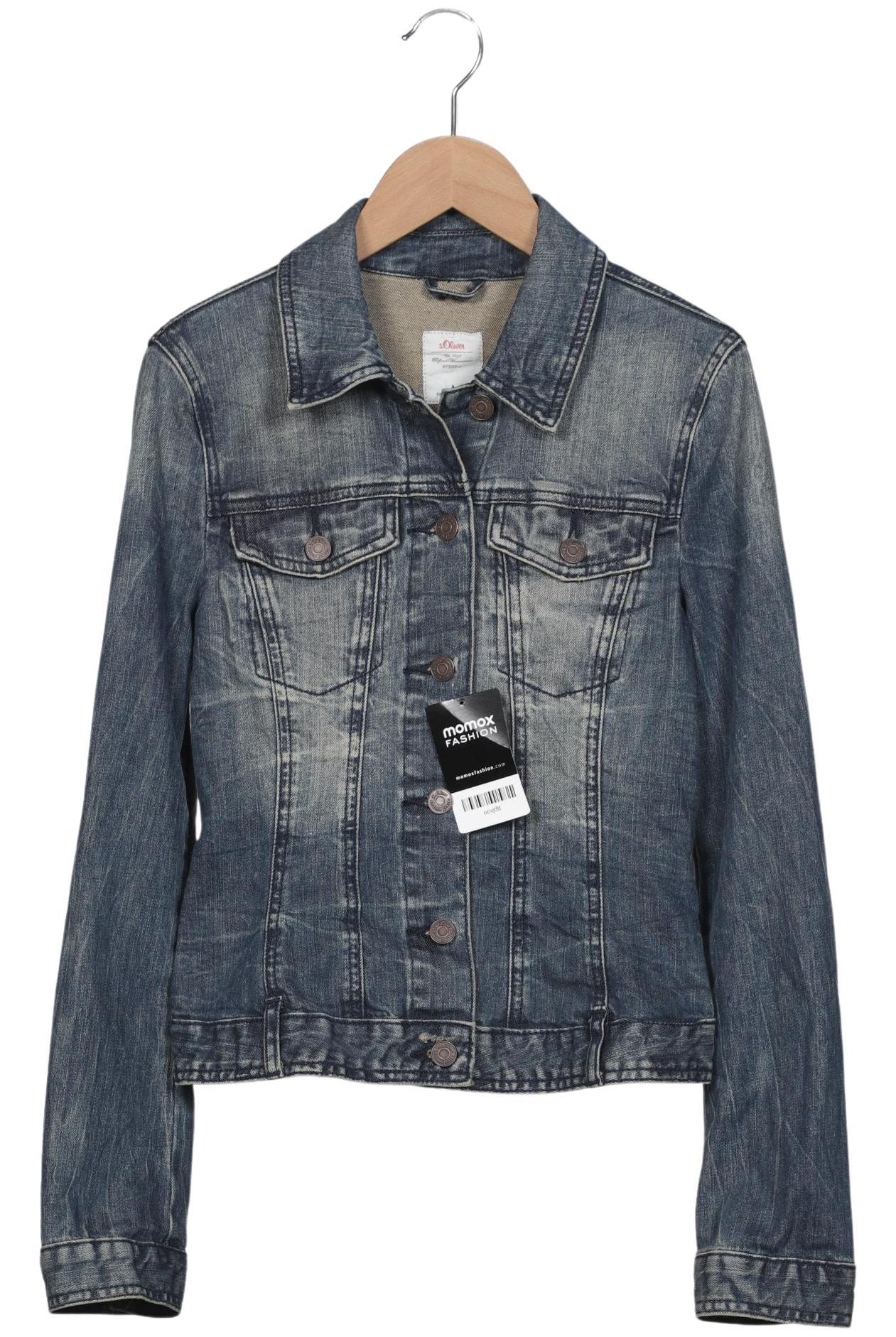 

s.Oliver Damen Jacke, blau, Gr. 34