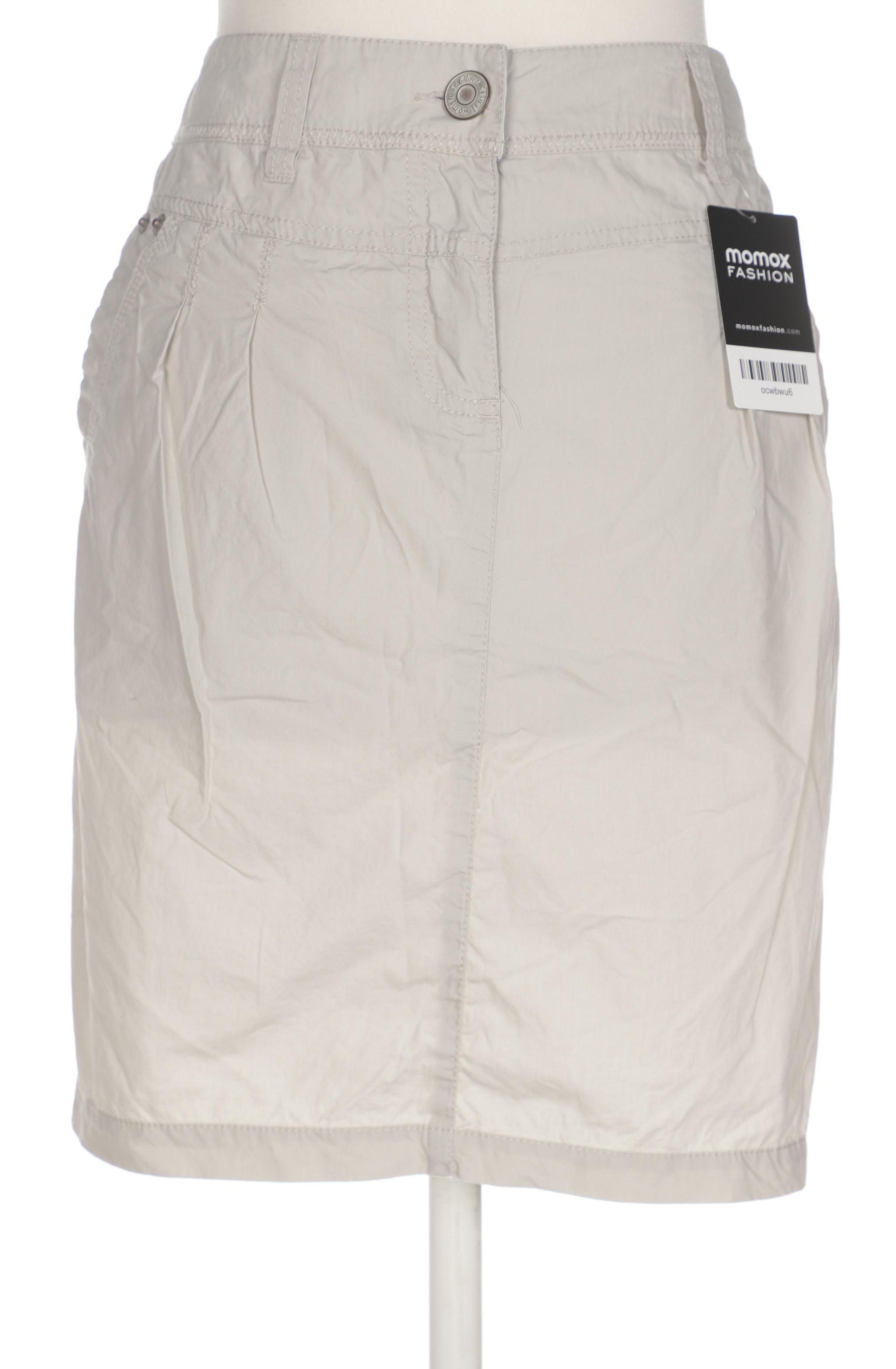 

s.Oliver Damen Rock, beige, Gr. 36