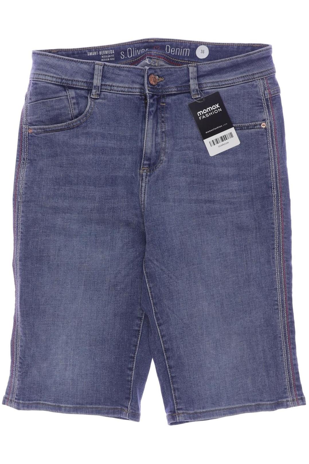 

s.Oliver Damen Shorts, blau, Gr. 36