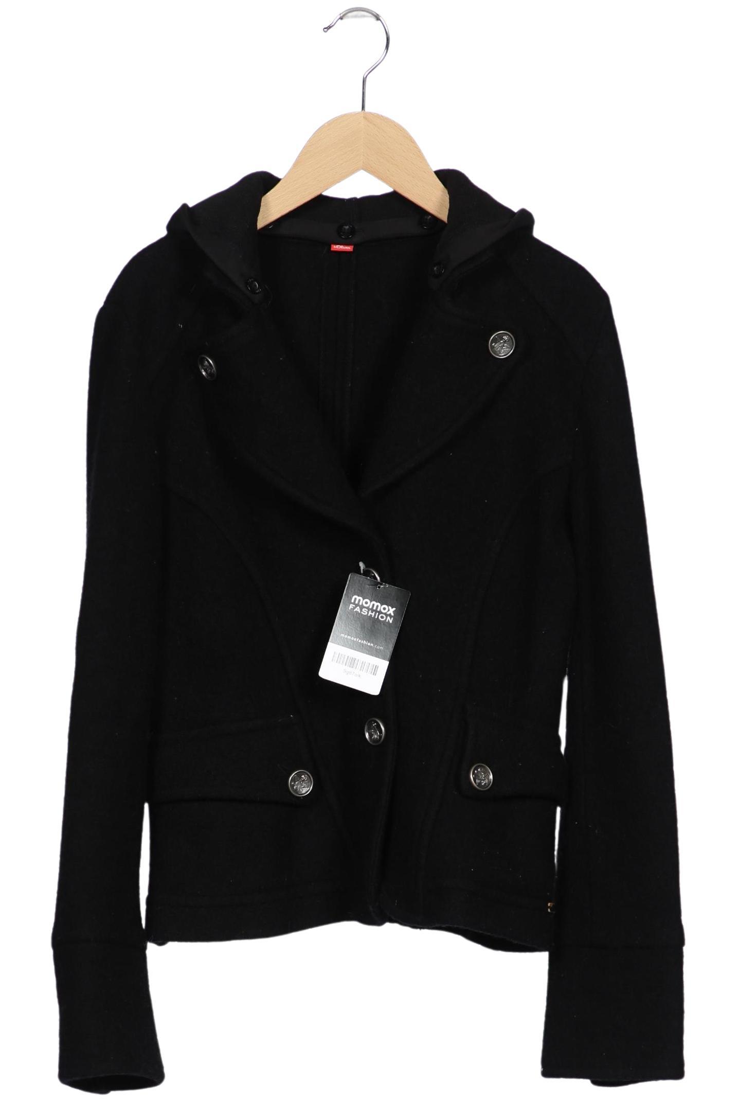 

s.Oliver Damen Jacke, schwarz, Gr. 38