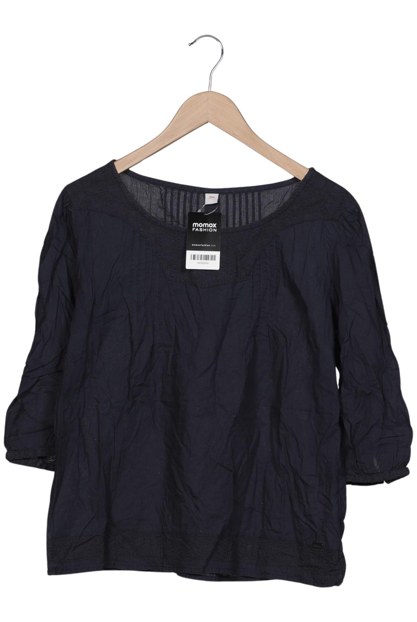 

s.Oliver Damen Bluse, marineblau, Gr. 40