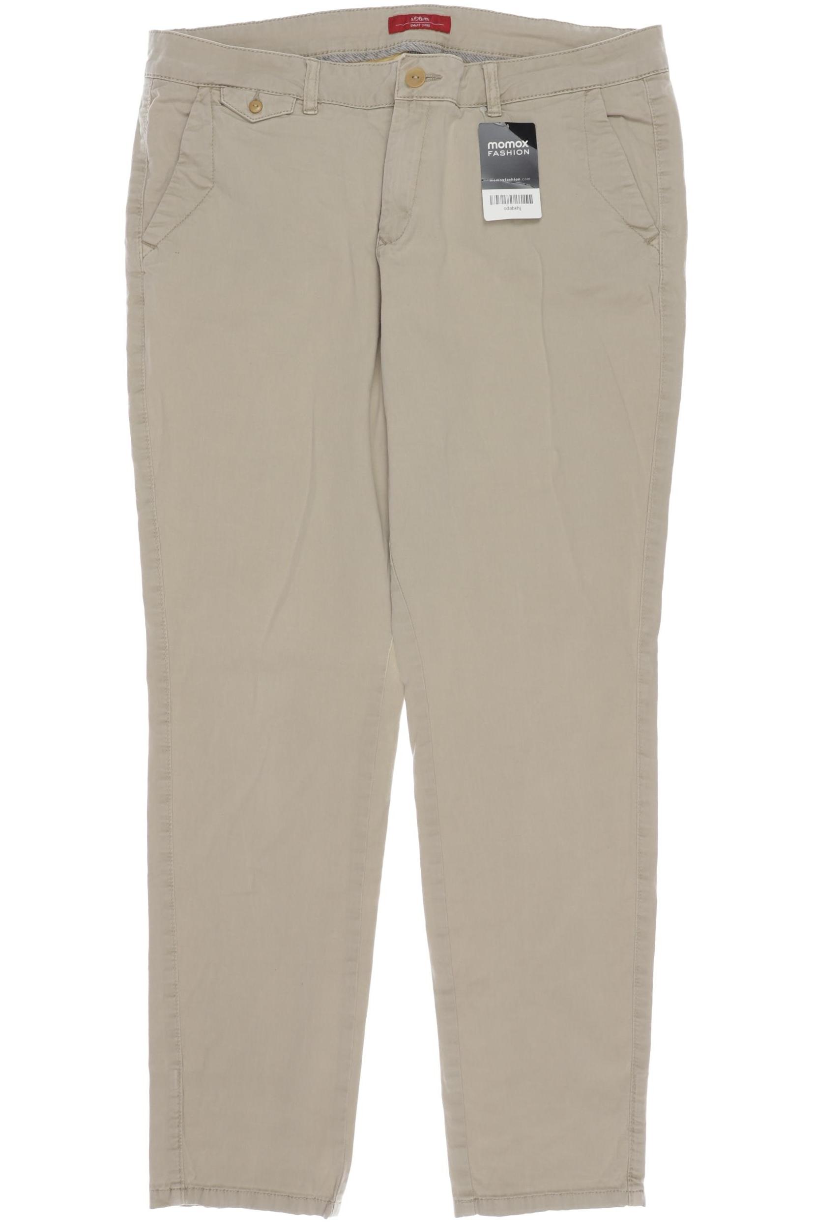 

s.Oliver Damen Stoffhose, beige, Gr. 42