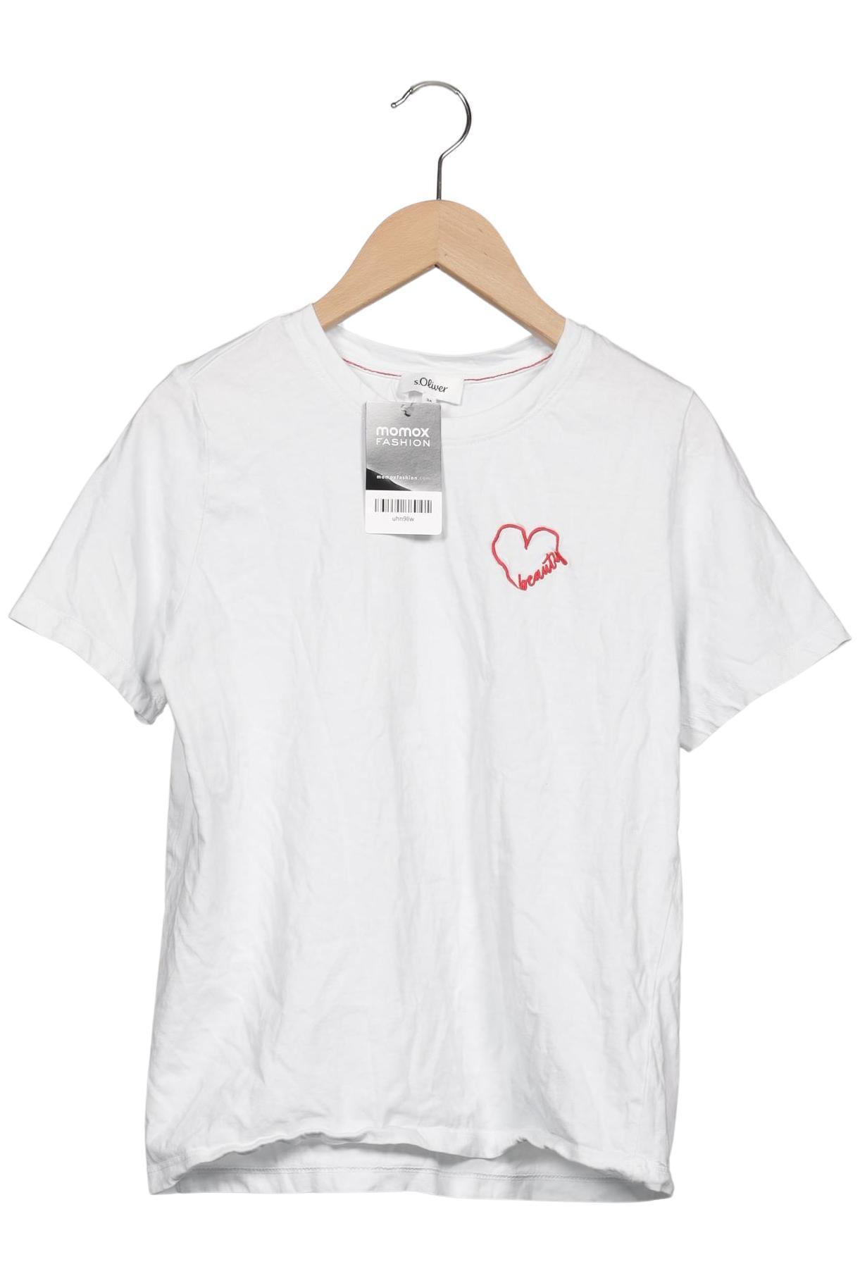 

s.Oliver Damen T-Shirt, weiß, Gr. 34