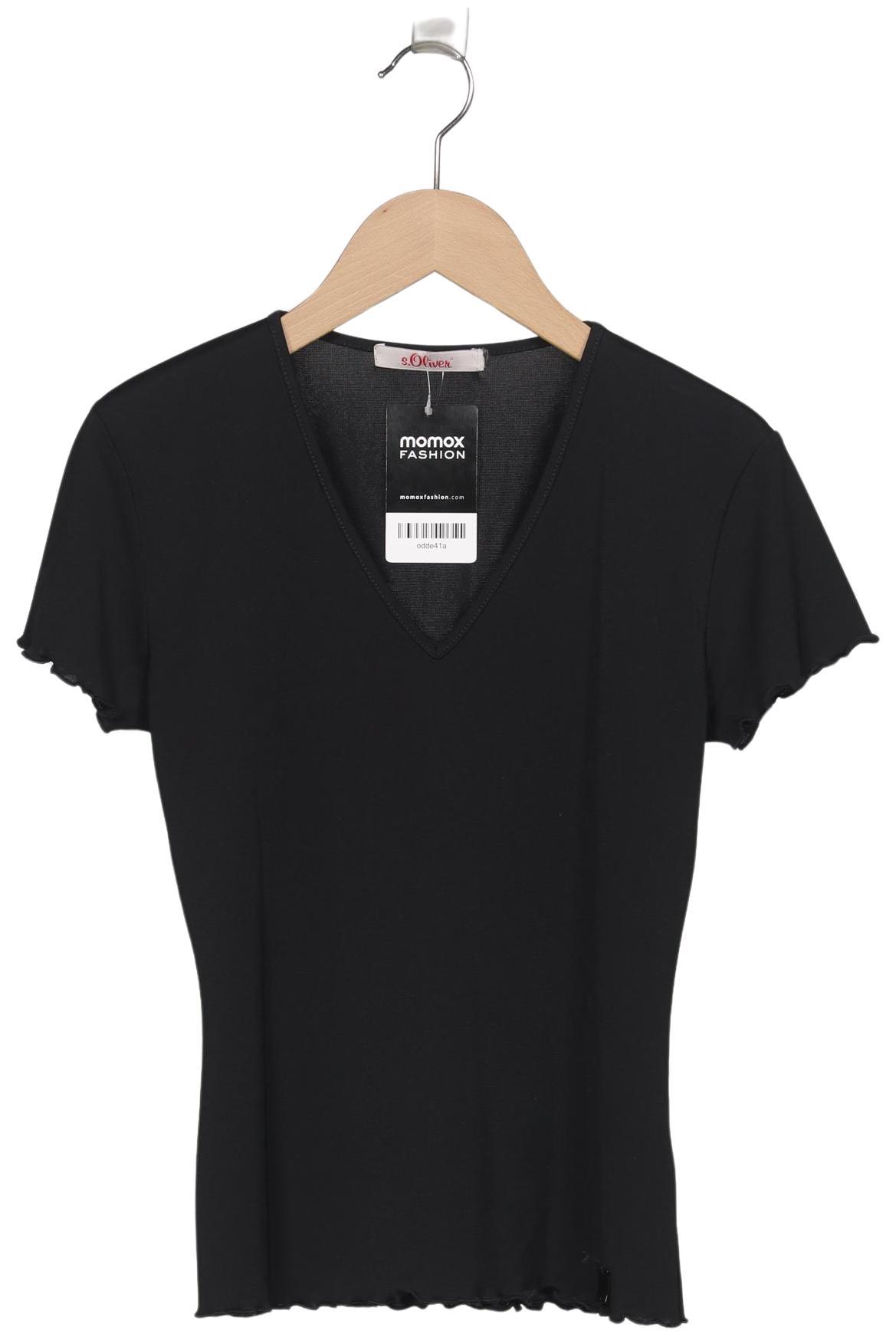 

s.Oliver Damen T-Shirt, schwarz, Gr. 34