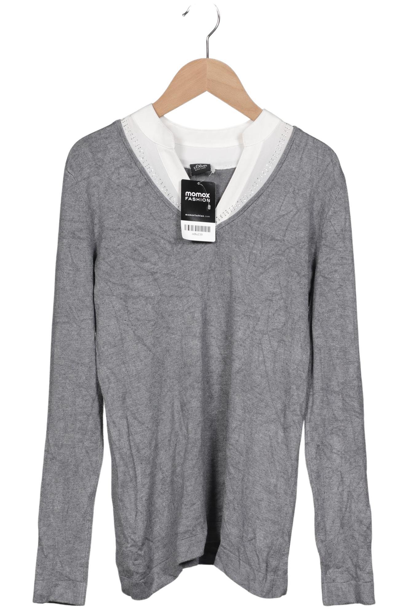 

s.Oliver Damen Pullover, grau, Gr. 34