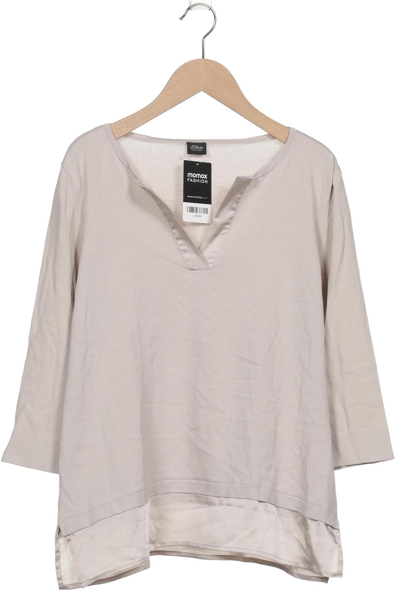 

s.Oliver Damen Langarmshirt, beige, Gr. 42