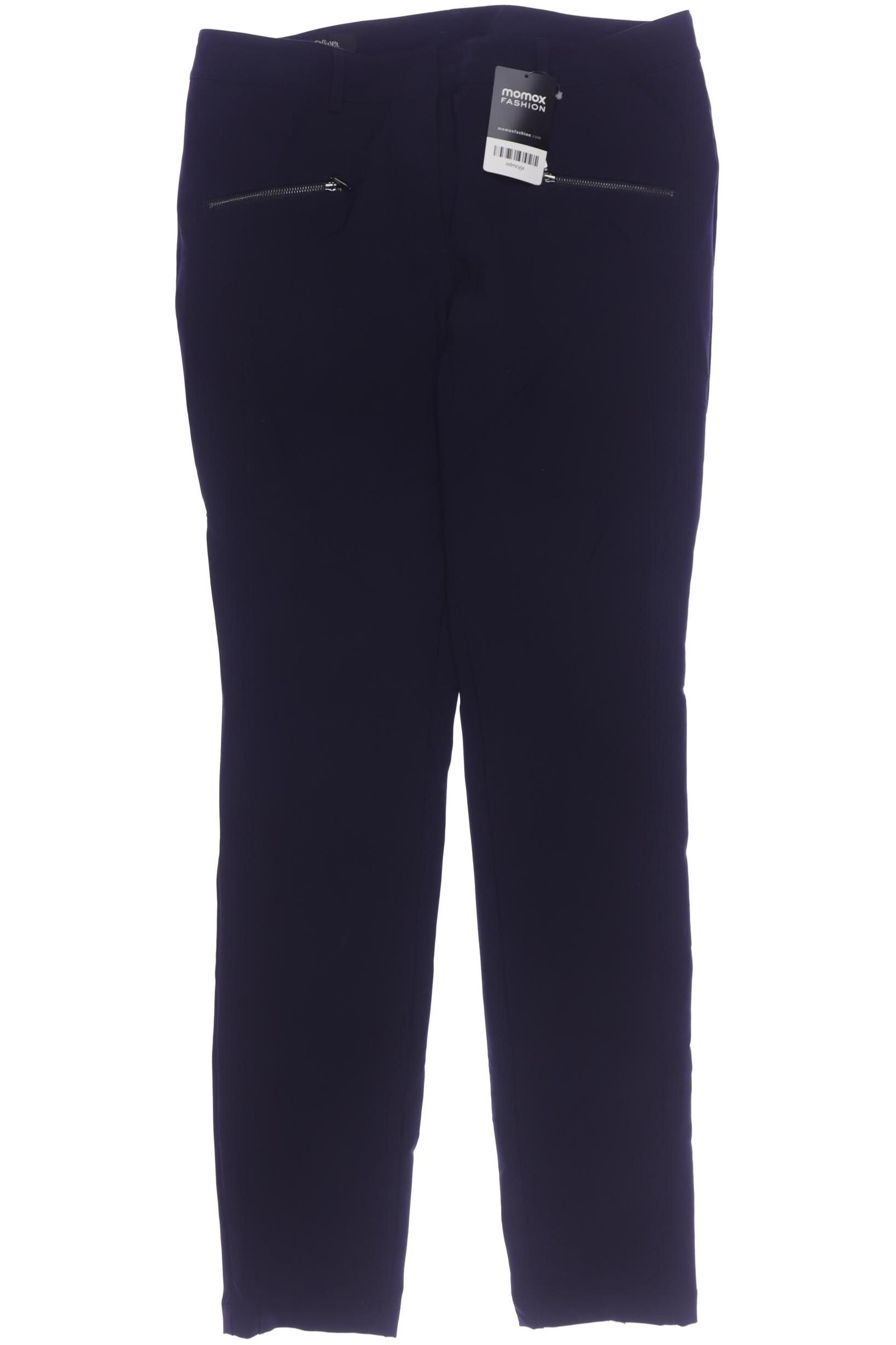 

s.Oliver Damen Stoffhose, marineblau, Gr. 31