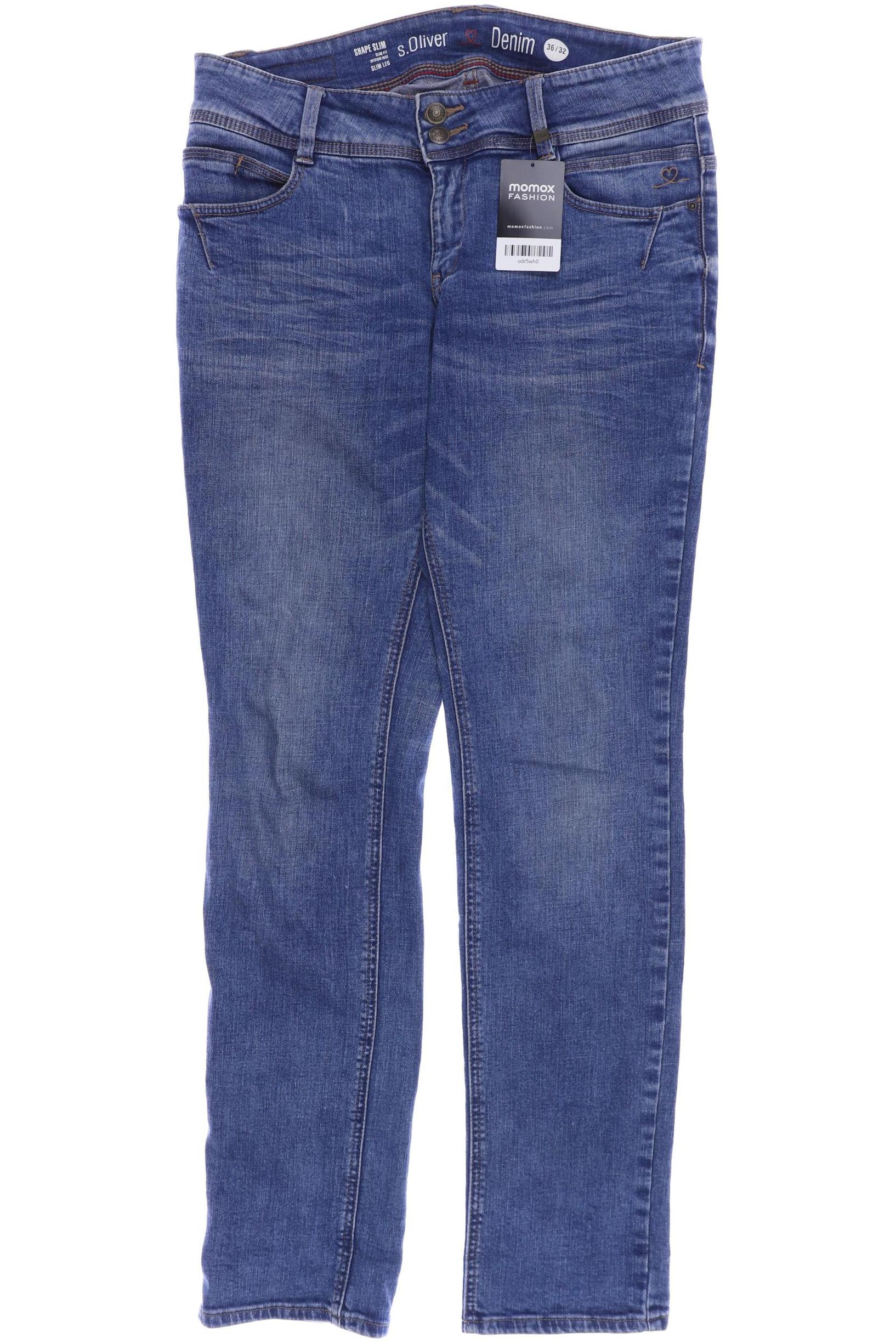 

s.Oliver Damen Jeans, blau