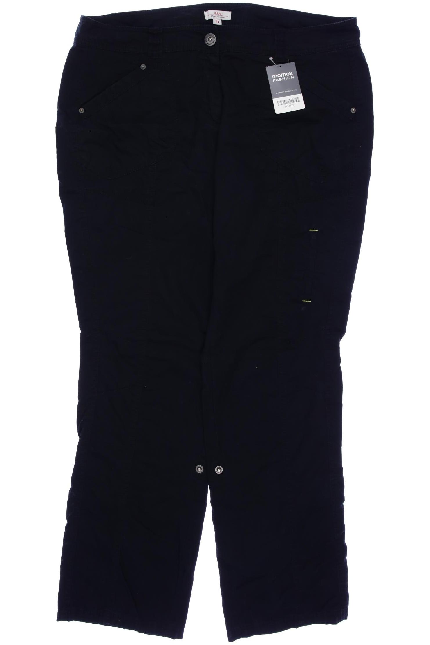 

s.Oliver Damen Stoffhose, schwarz, Gr. 44