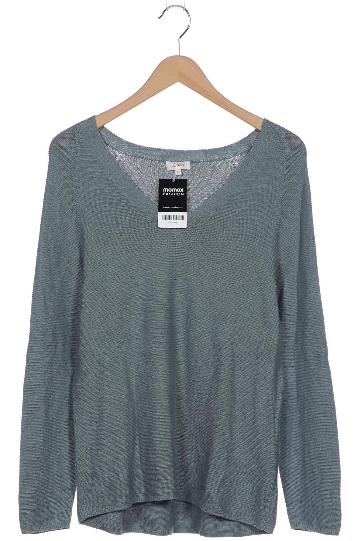 

s.Oliver Damen Pullover, türkis, Gr. 40
