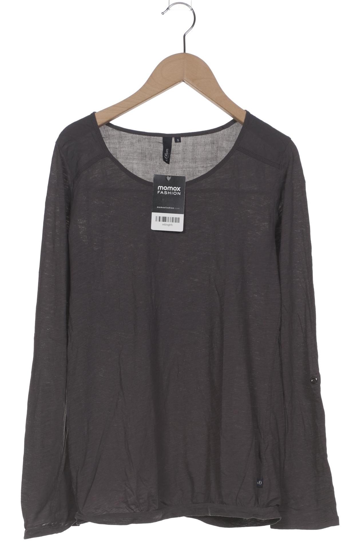 

s.Oliver Damen Langarmshirt, grau, Gr. 36