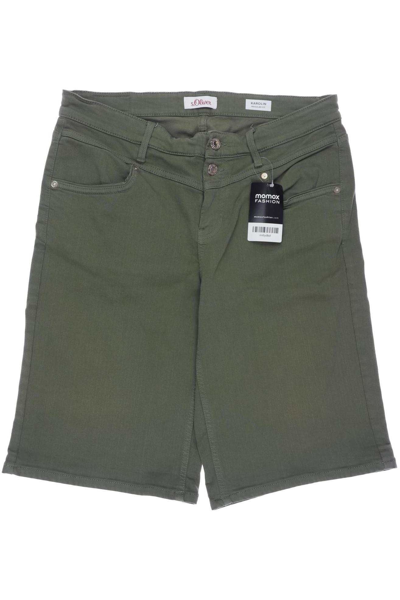 

s.Oliver Damen Shorts, grün, Gr. 38