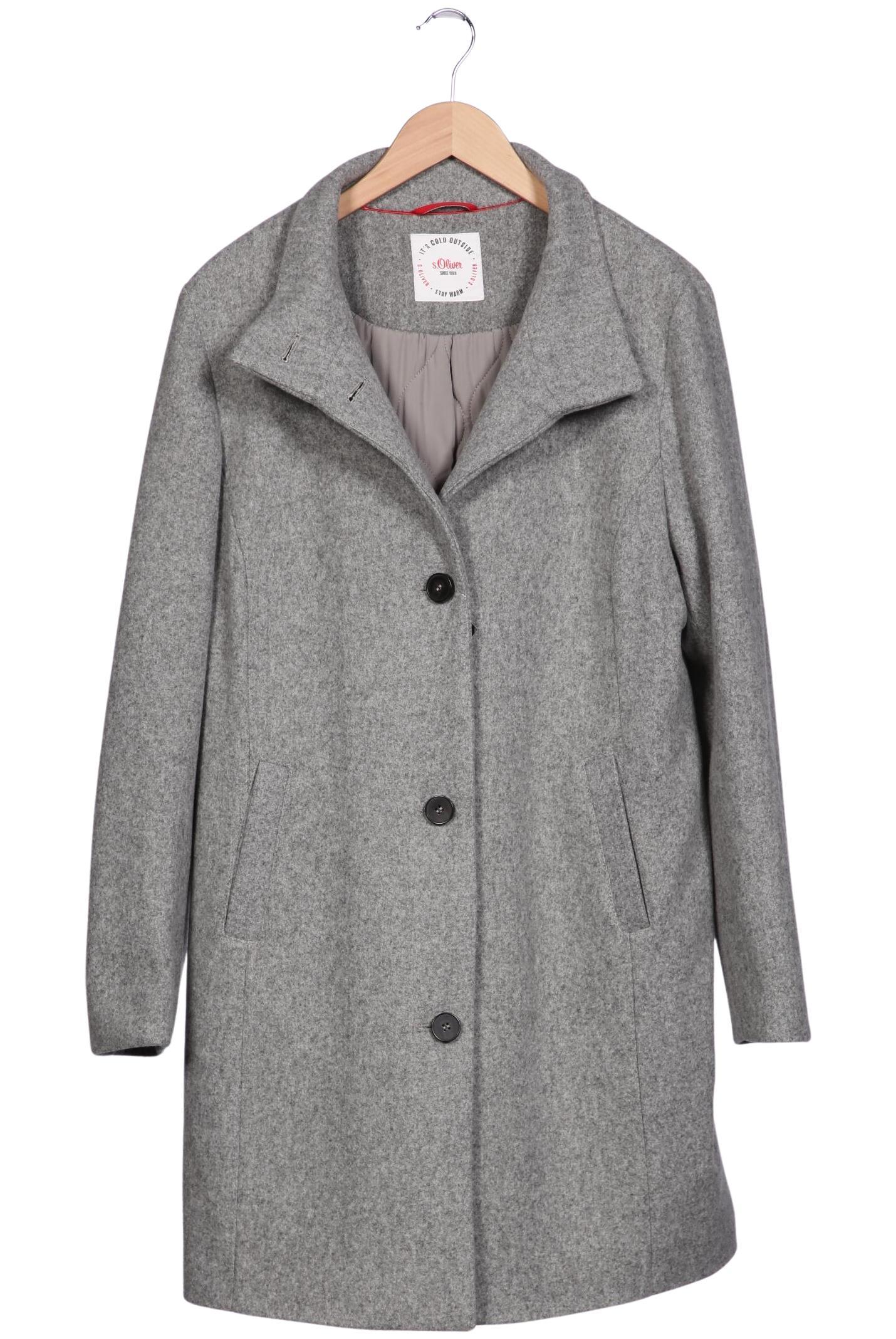 

s.Oliver Damen Mantel, grau, Gr. 44