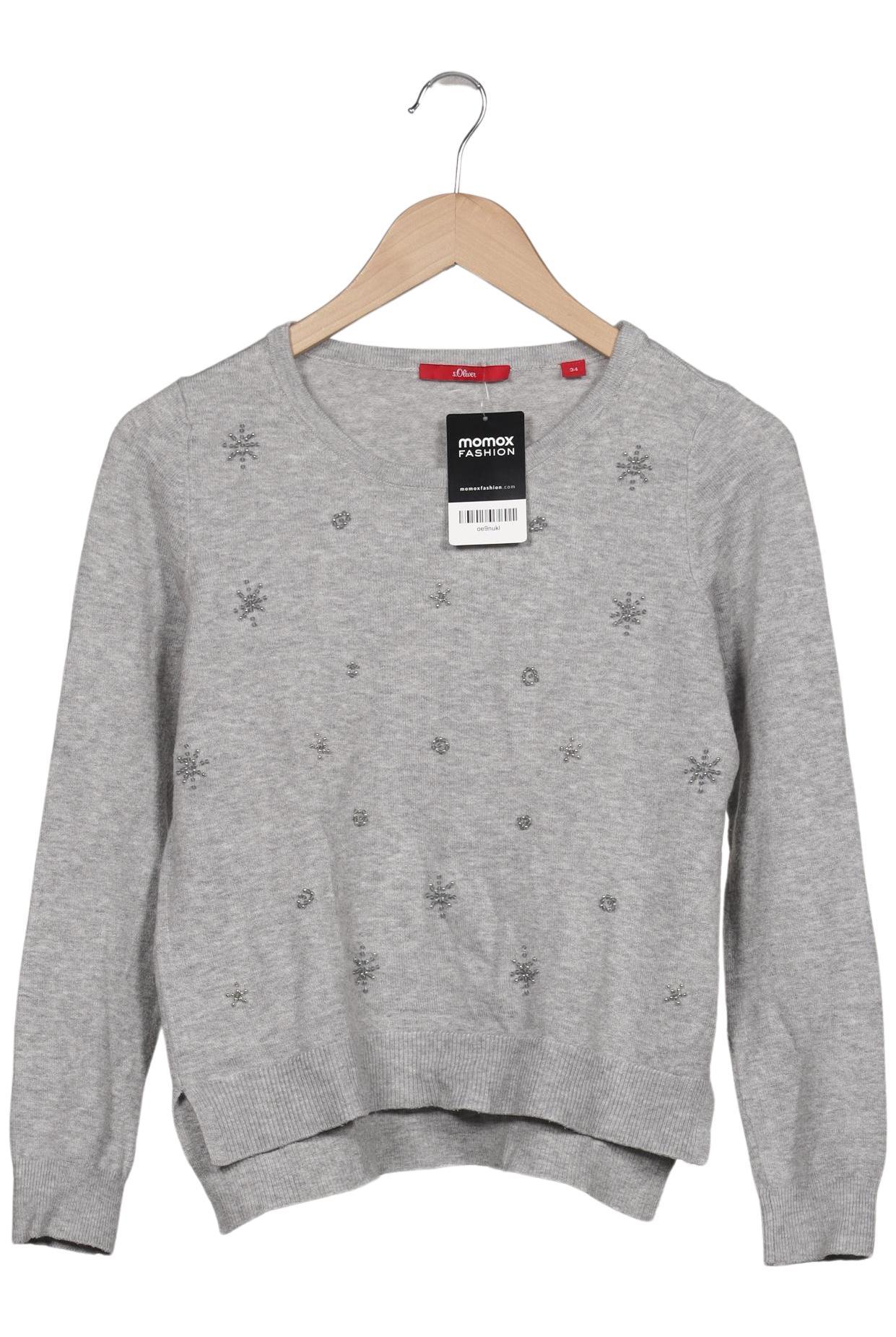 

s.Oliver Damen Pullover, grau, Gr. 34
