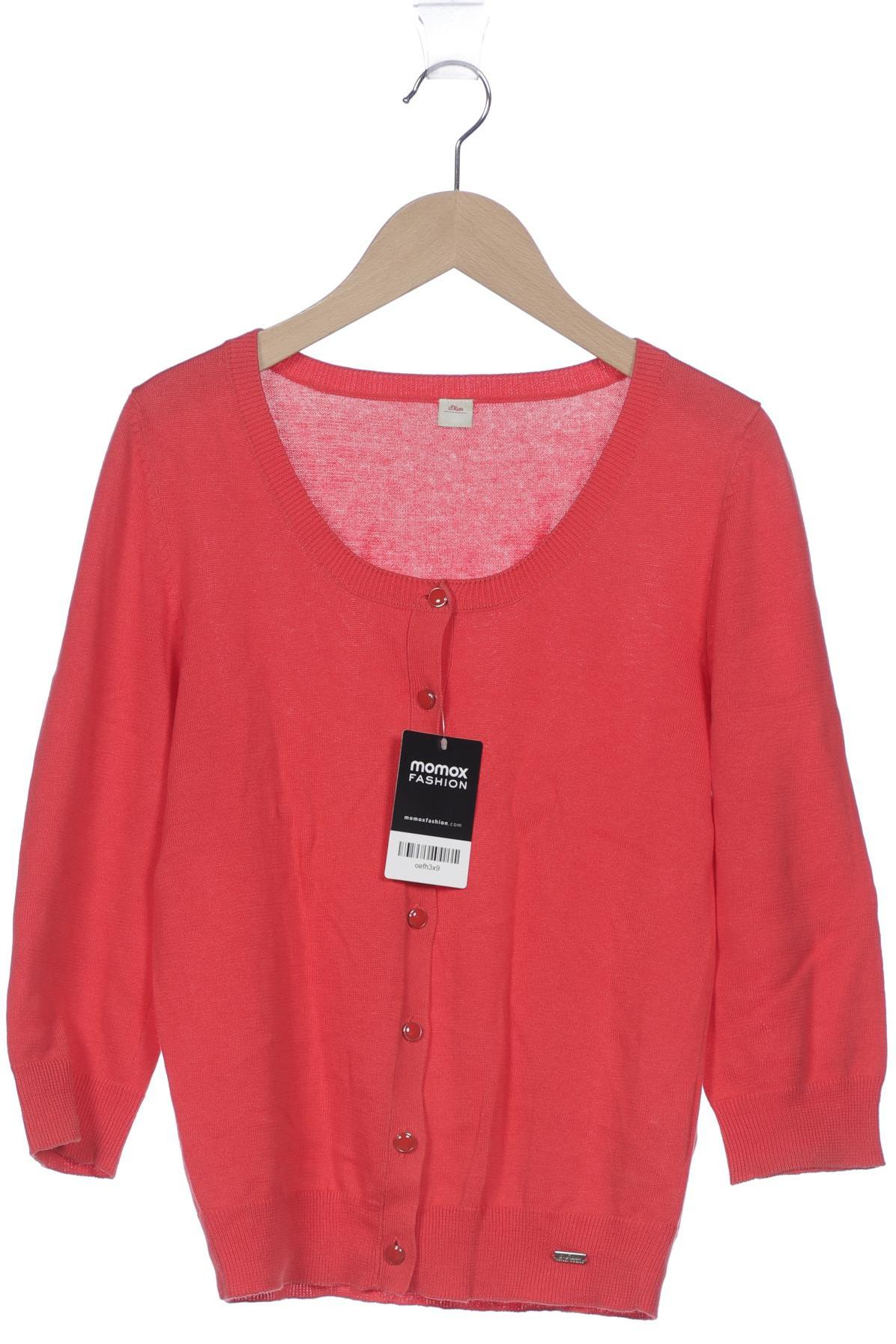 

s.Oliver Damen Strickjacke, rot, Gr. 34