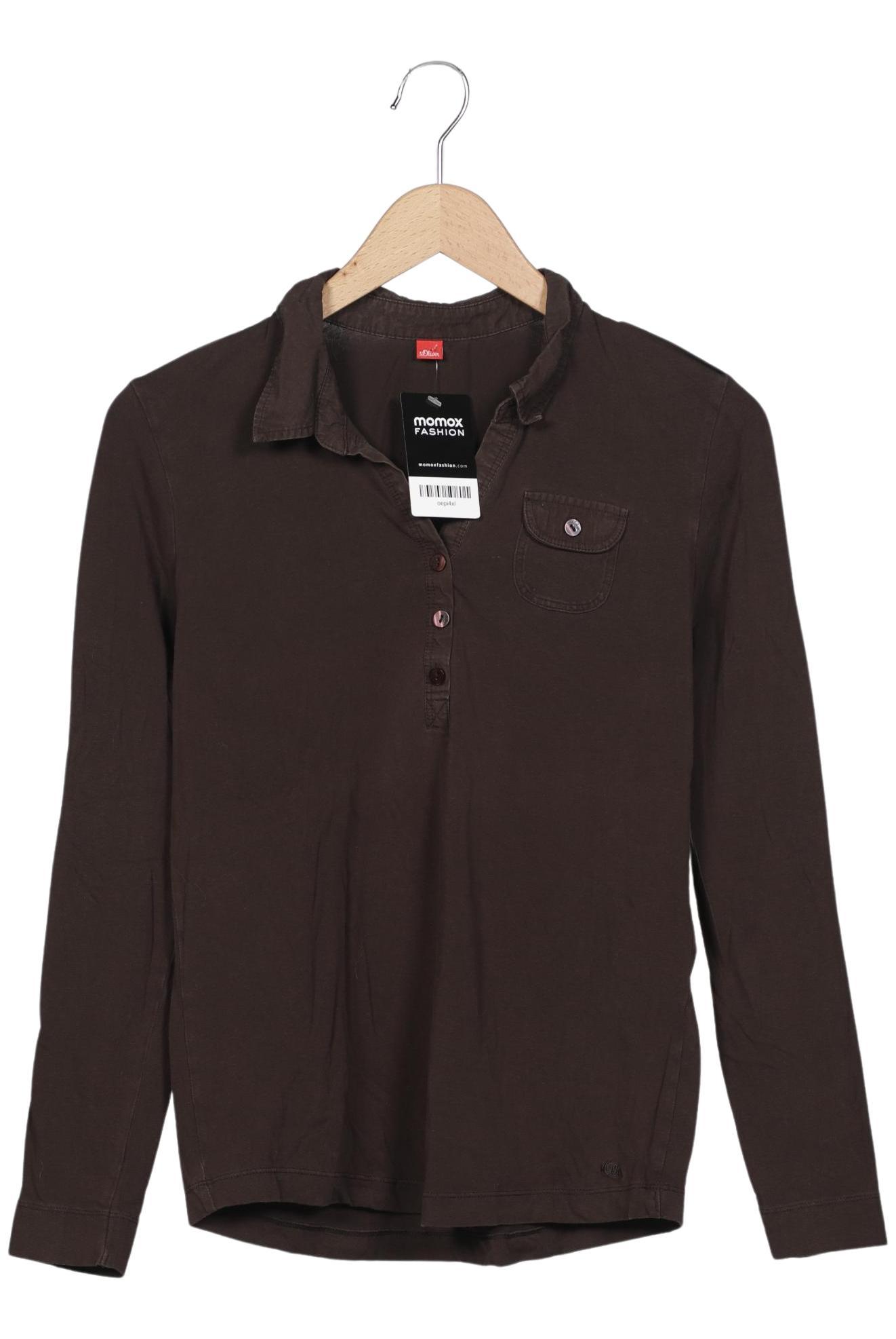 

s.Oliver Damen Poloshirt, braun, Gr. 42