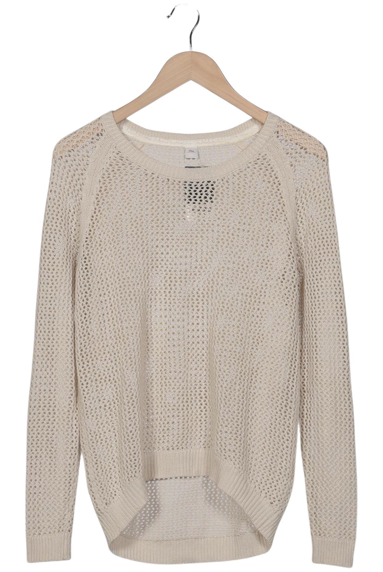 

s.Oliver Damen Pullover, beige, Gr. 34