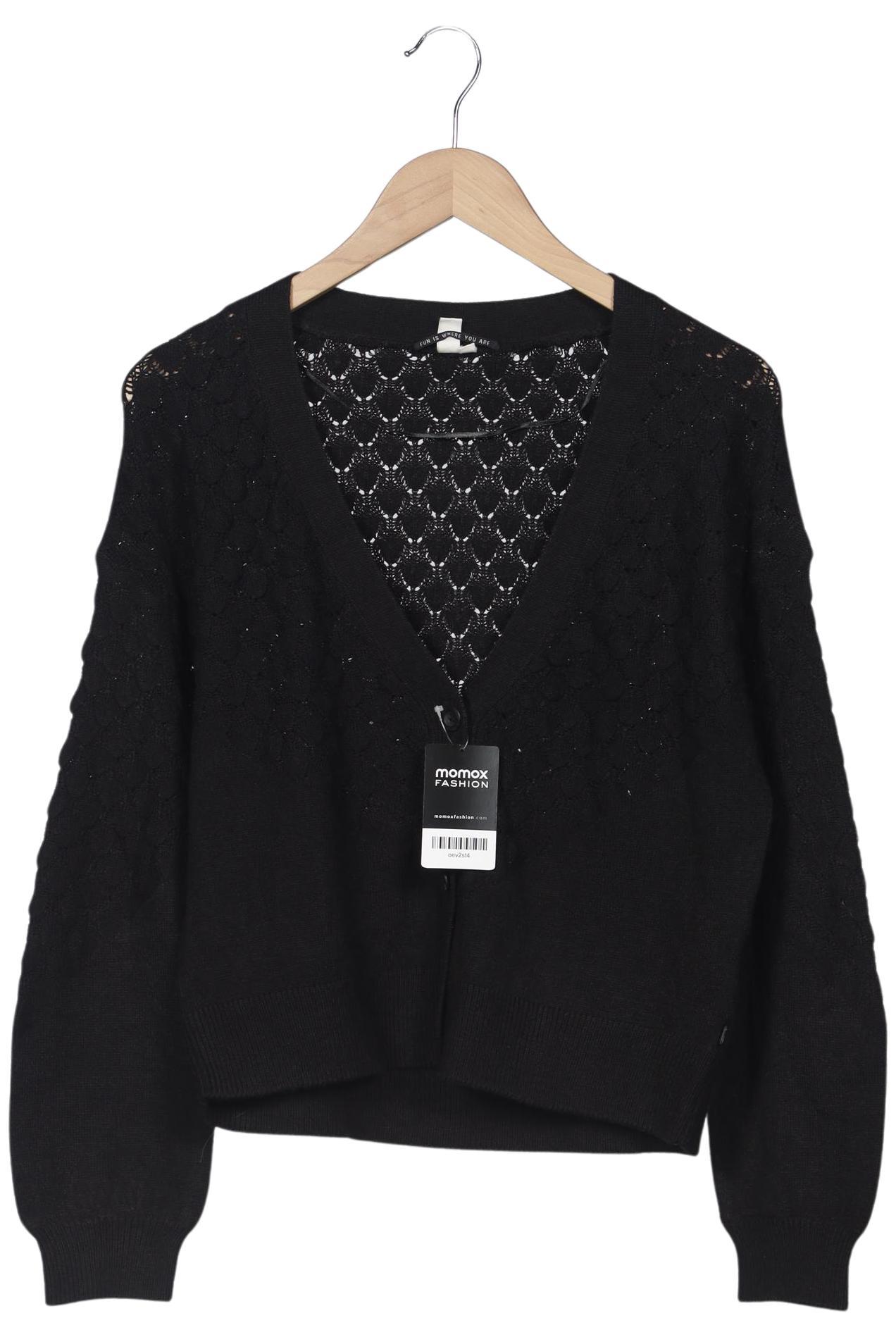

s.Oliver Damen Strickjacke, schwarz, Gr. 36