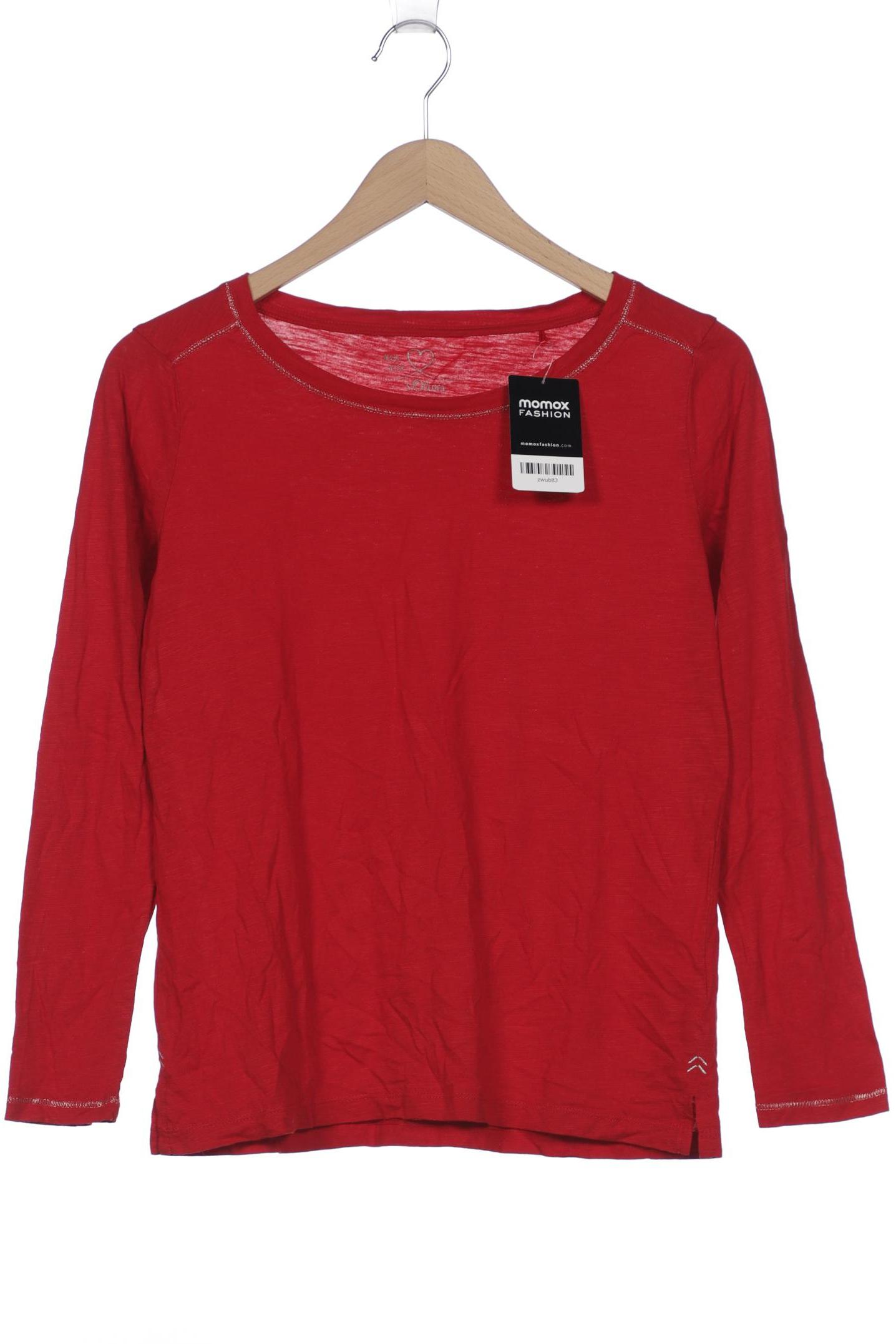 

s.Oliver Damen Langarmshirt, rot, Gr. 36