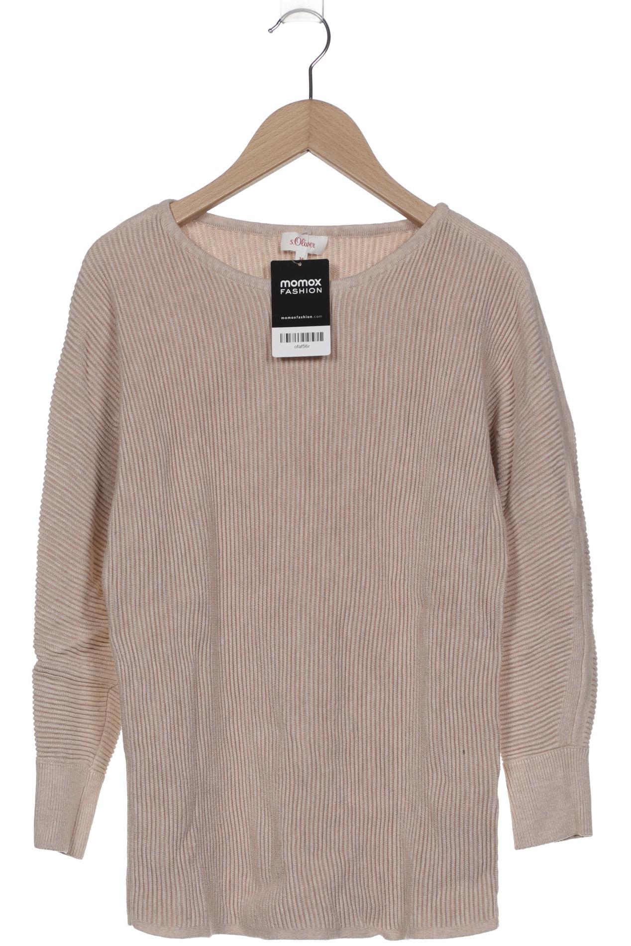 

s.Oliver Damen Pullover, beige, Gr. 34