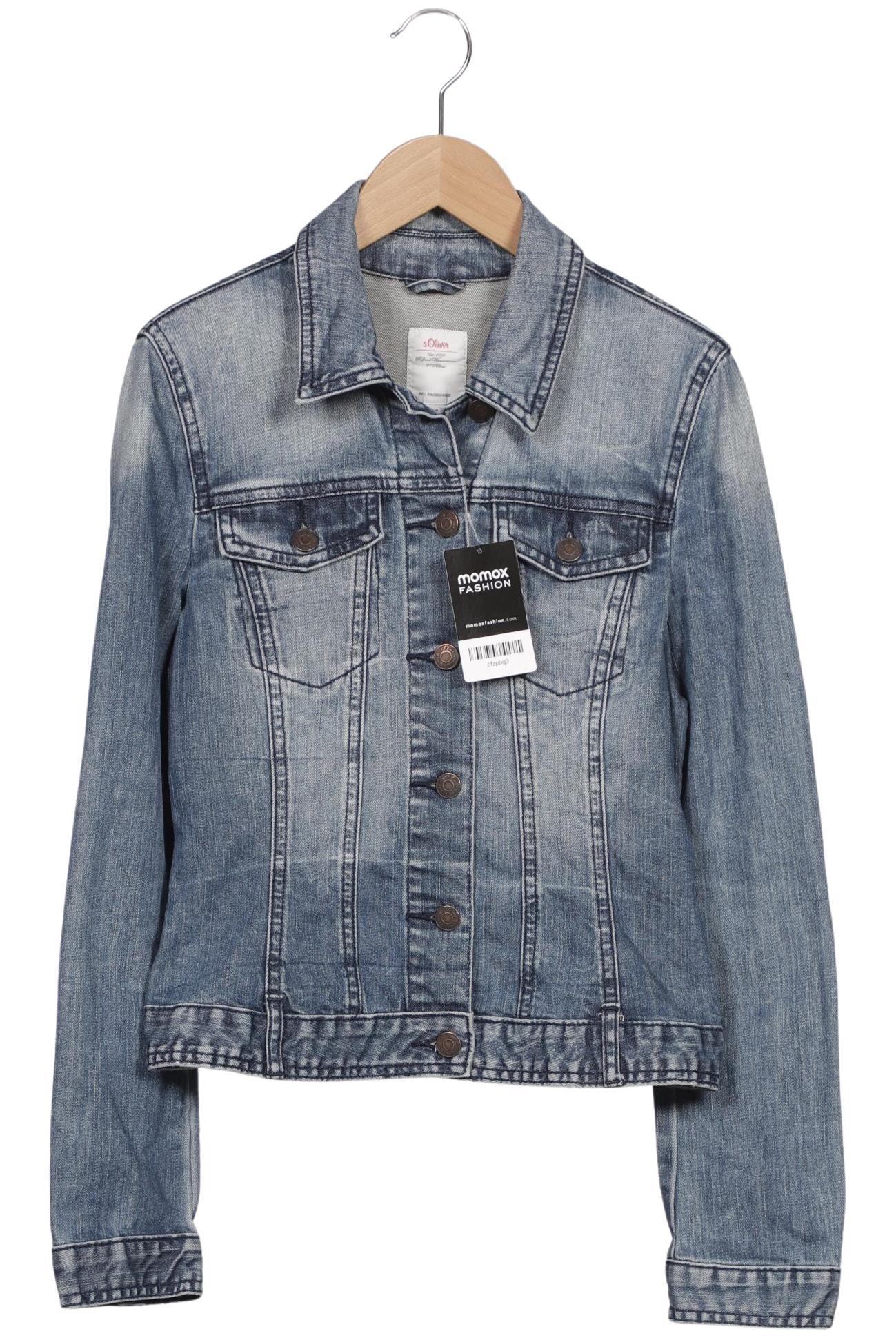 

s.Oliver Damen Jacke, blau, Gr. 34
