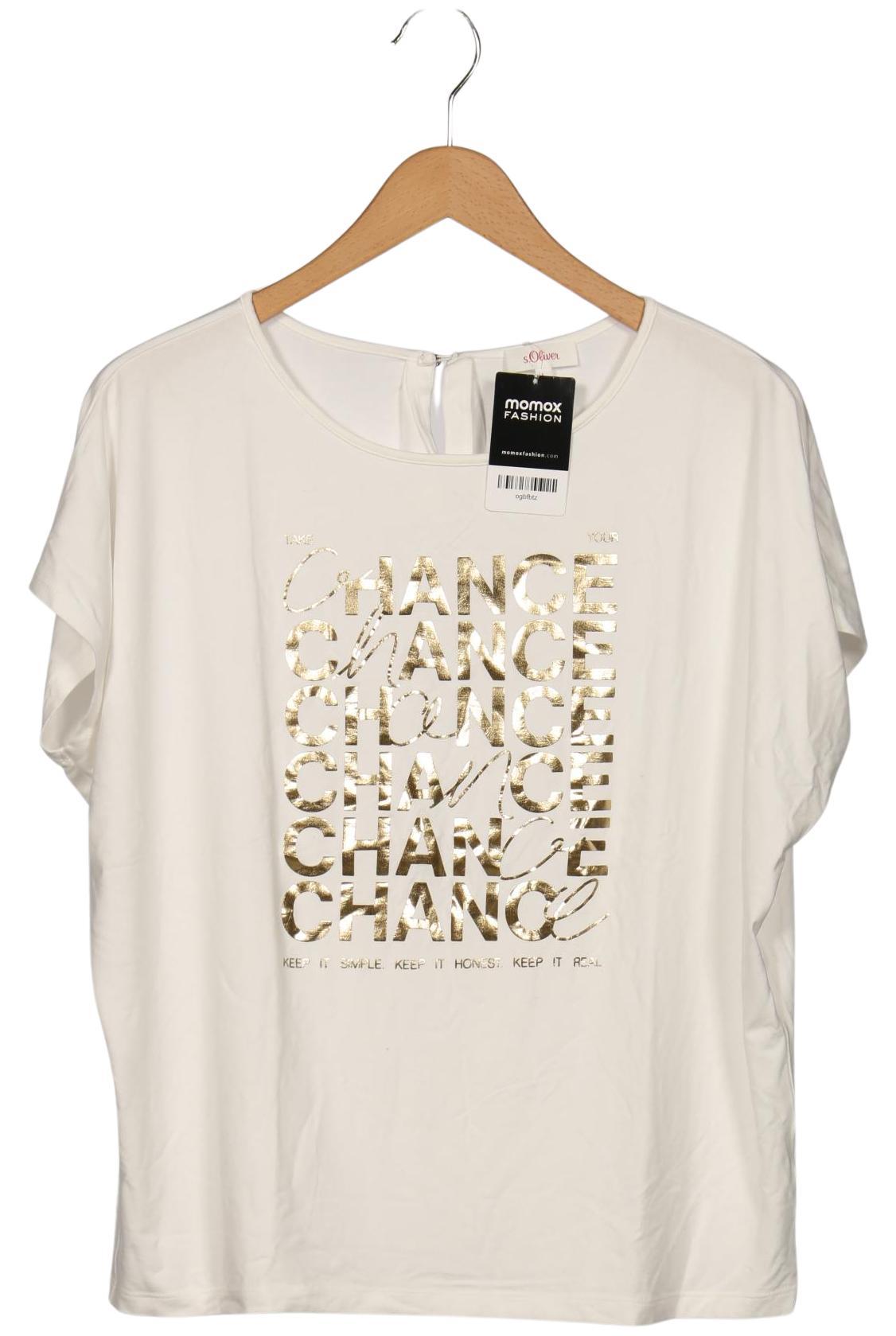 

s.Oliver Damen T-Shirt, weiß, Gr. 42