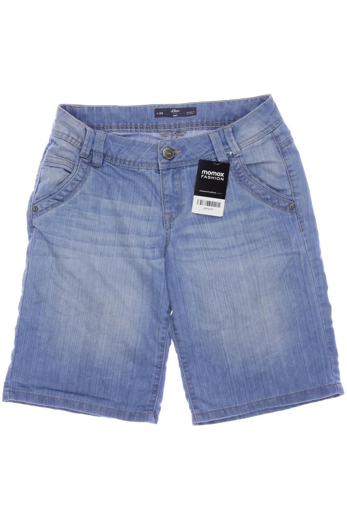 

s.Oliver Damen Shorts, blau, Gr. 26