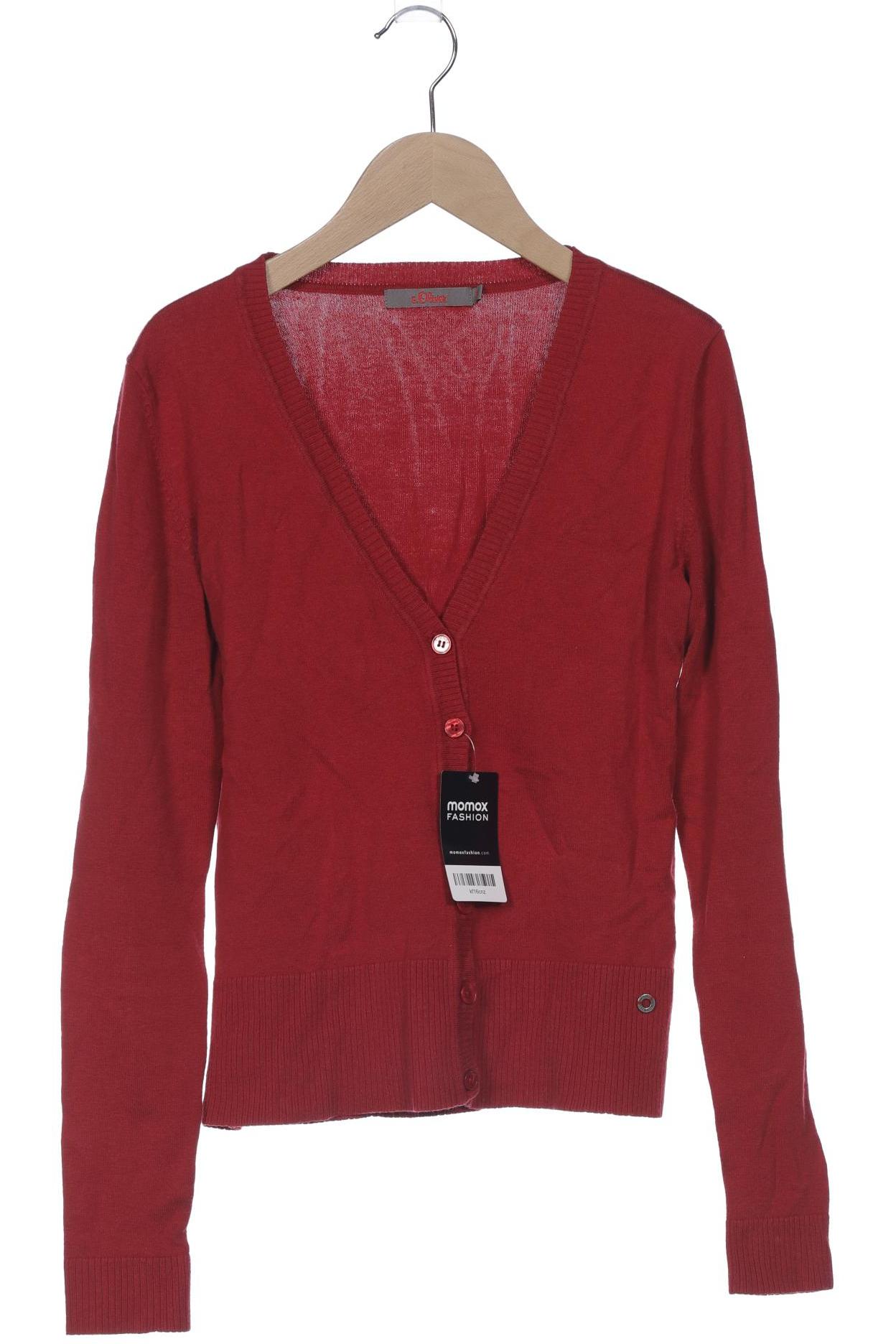 

s.Oliver Damen Strickjacke, rot, Gr. 36