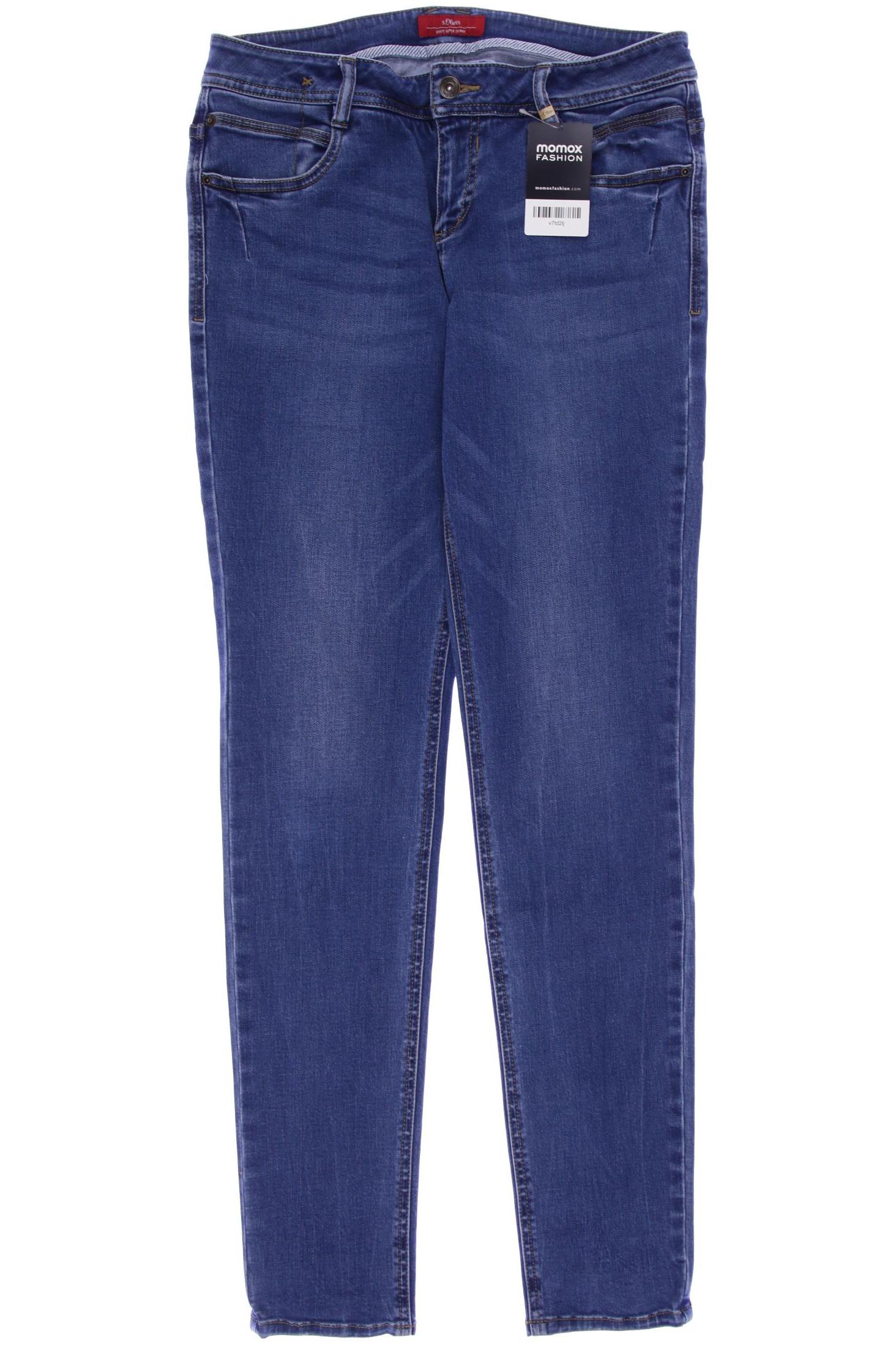 

s.Oliver Damen Jeans, blau