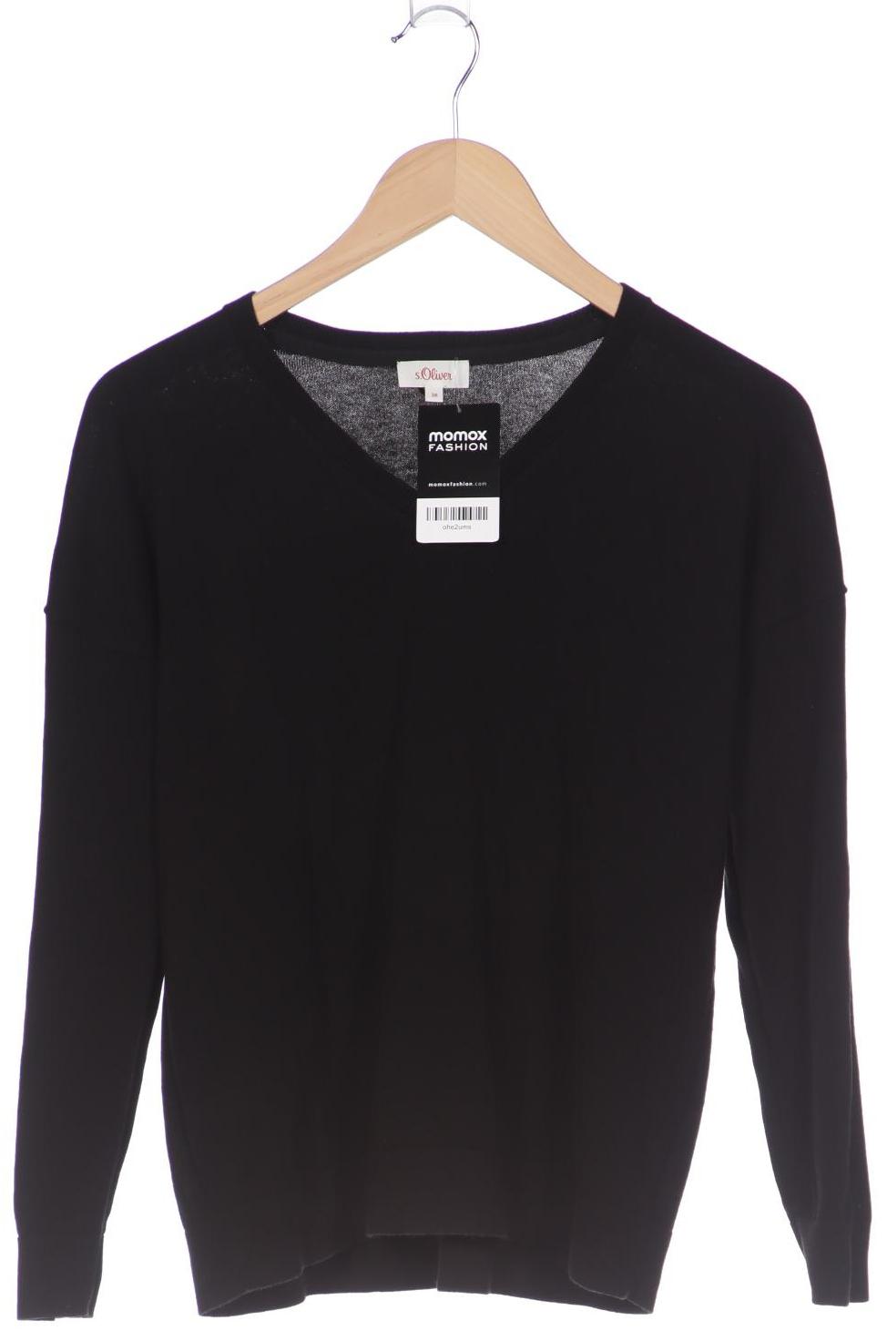 

s.Oliver Damen Pullover, schwarz
