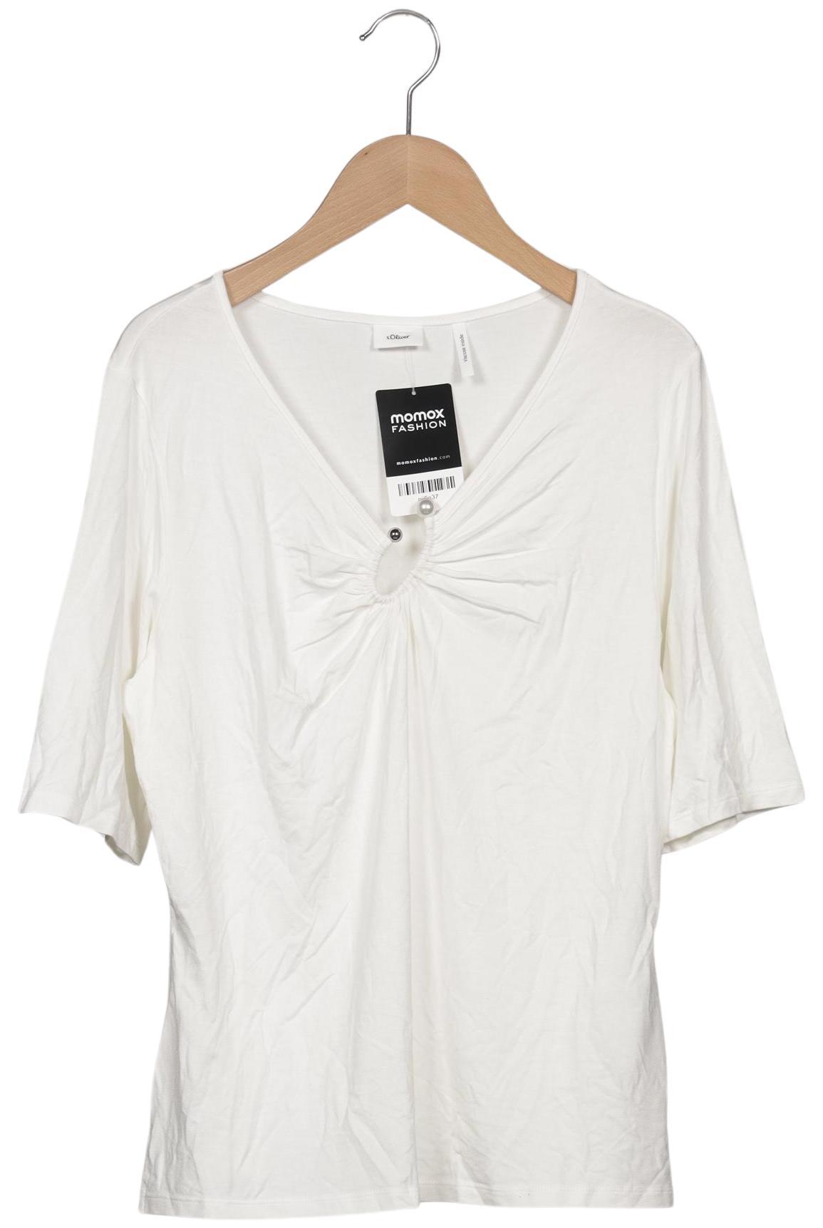 

s.Oliver Damen T-Shirt, weiß, Gr. 38