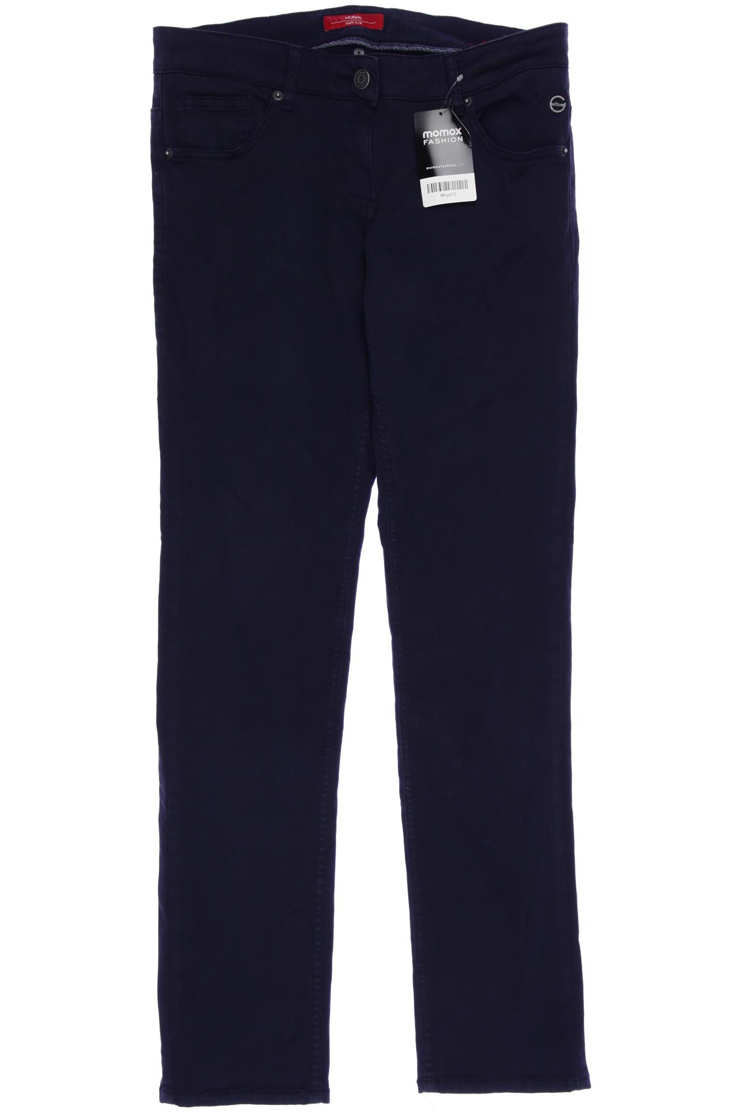 

s.Oliver Damen Stoffhose, marineblau, Gr. 36