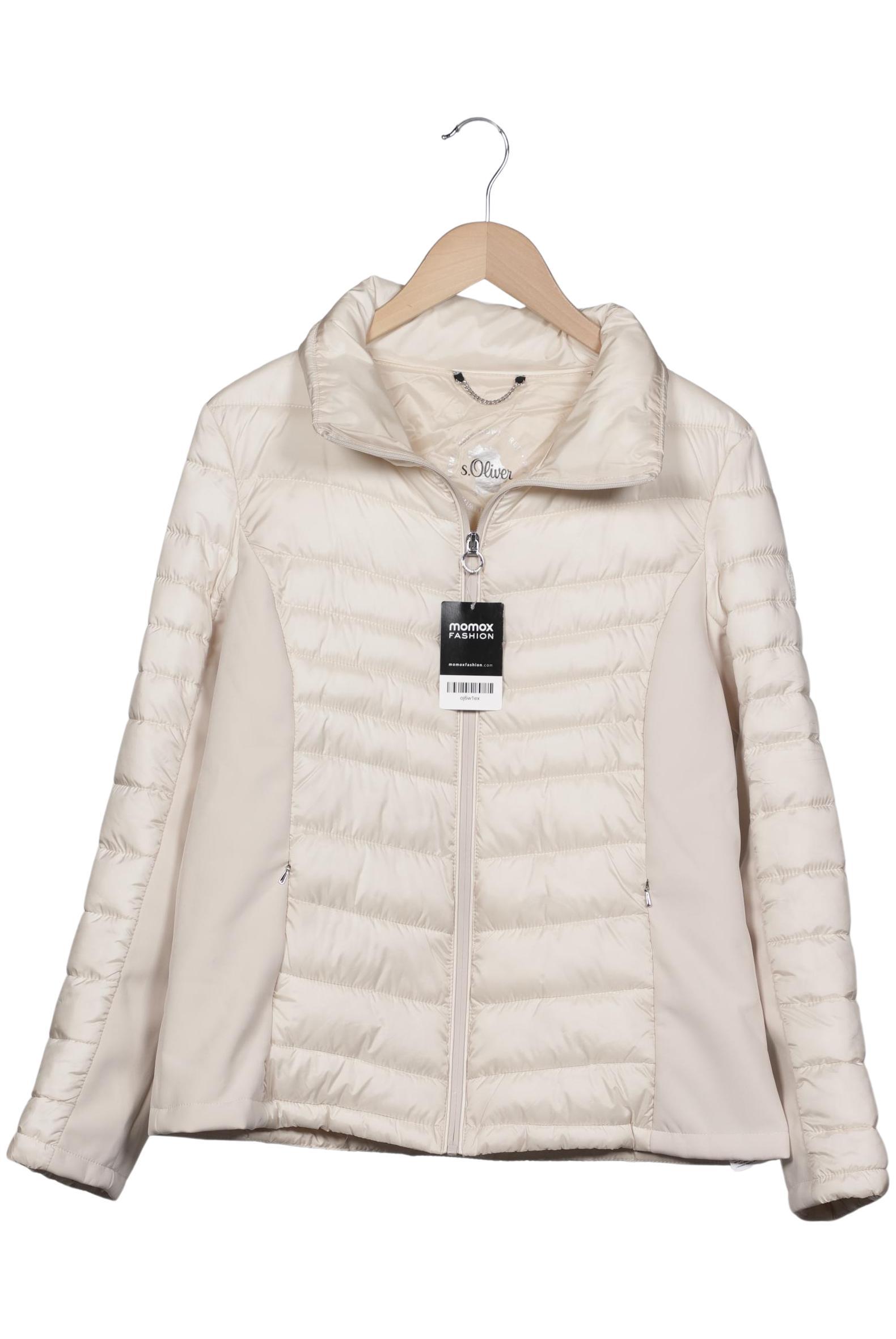 

s.Oliver Damen Jacke, cremeweiß, Gr. 42