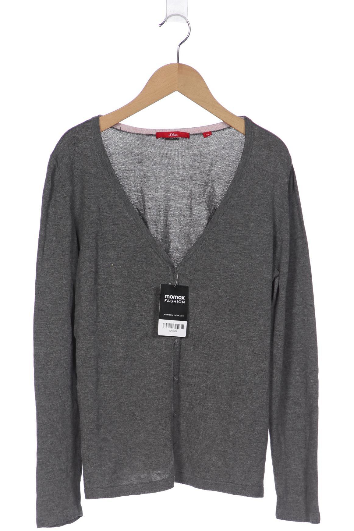 

s.Oliver Damen Strickjacke, grau